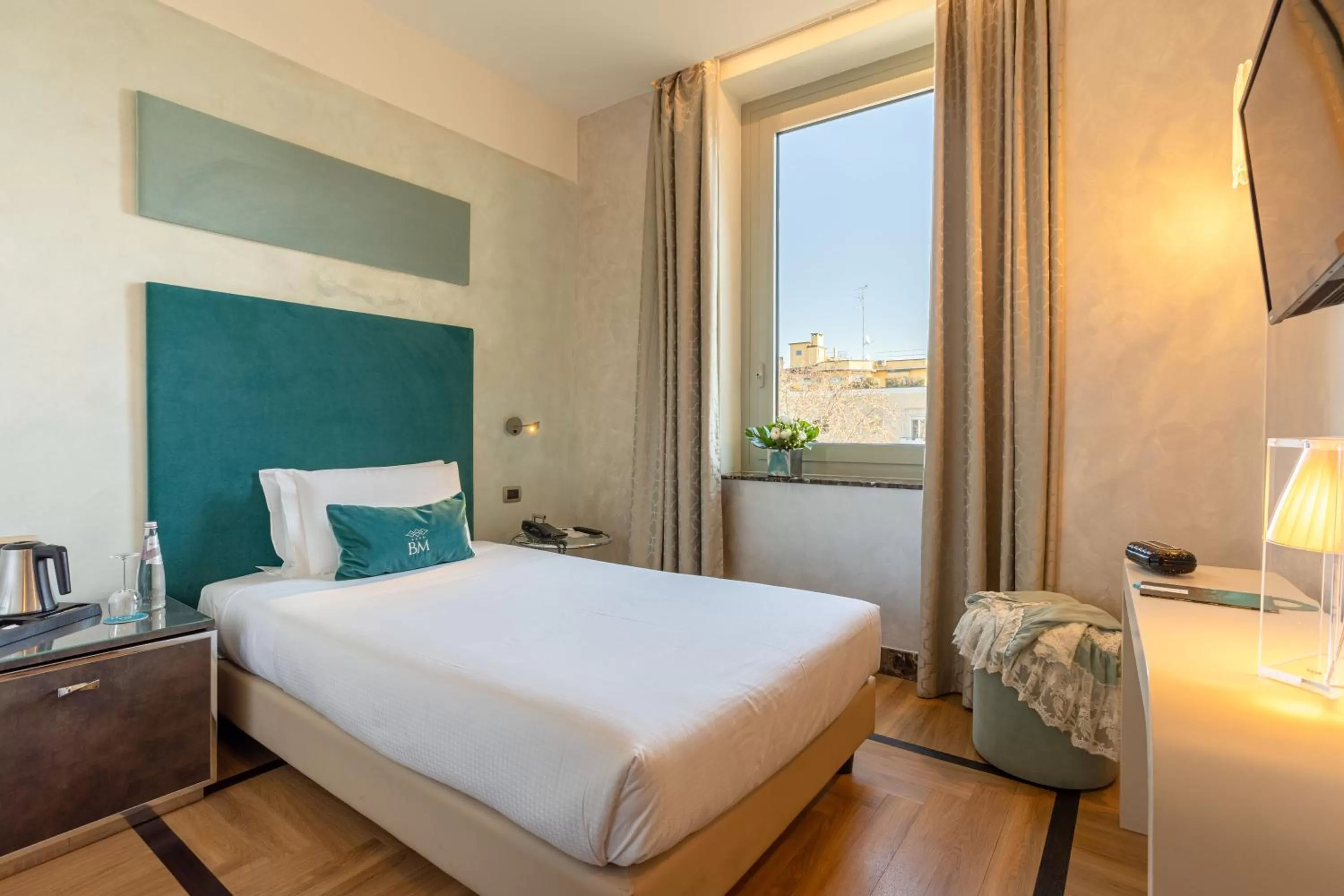 Bed in Bianca Maria Palace Hotel