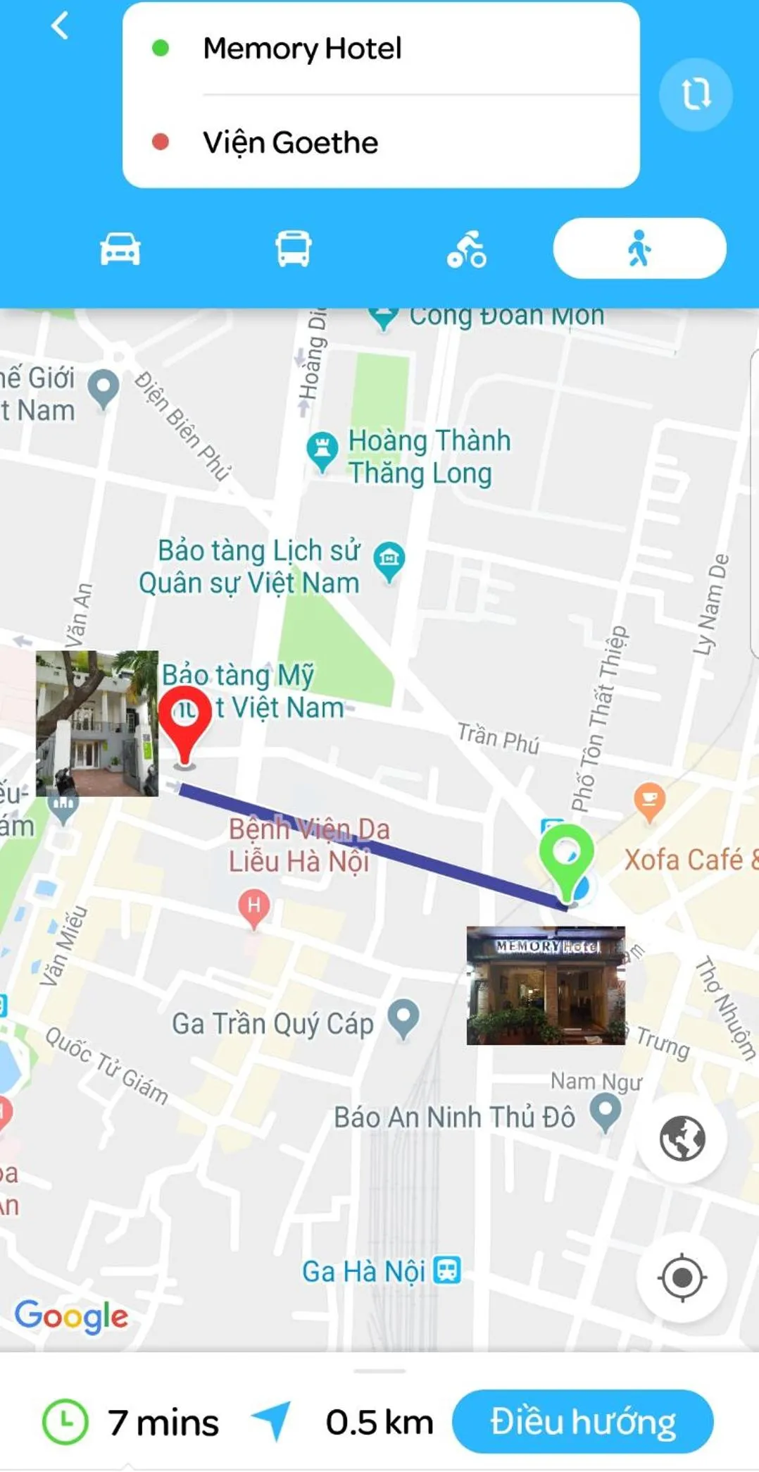 Neighbourhood in Memory Hotel