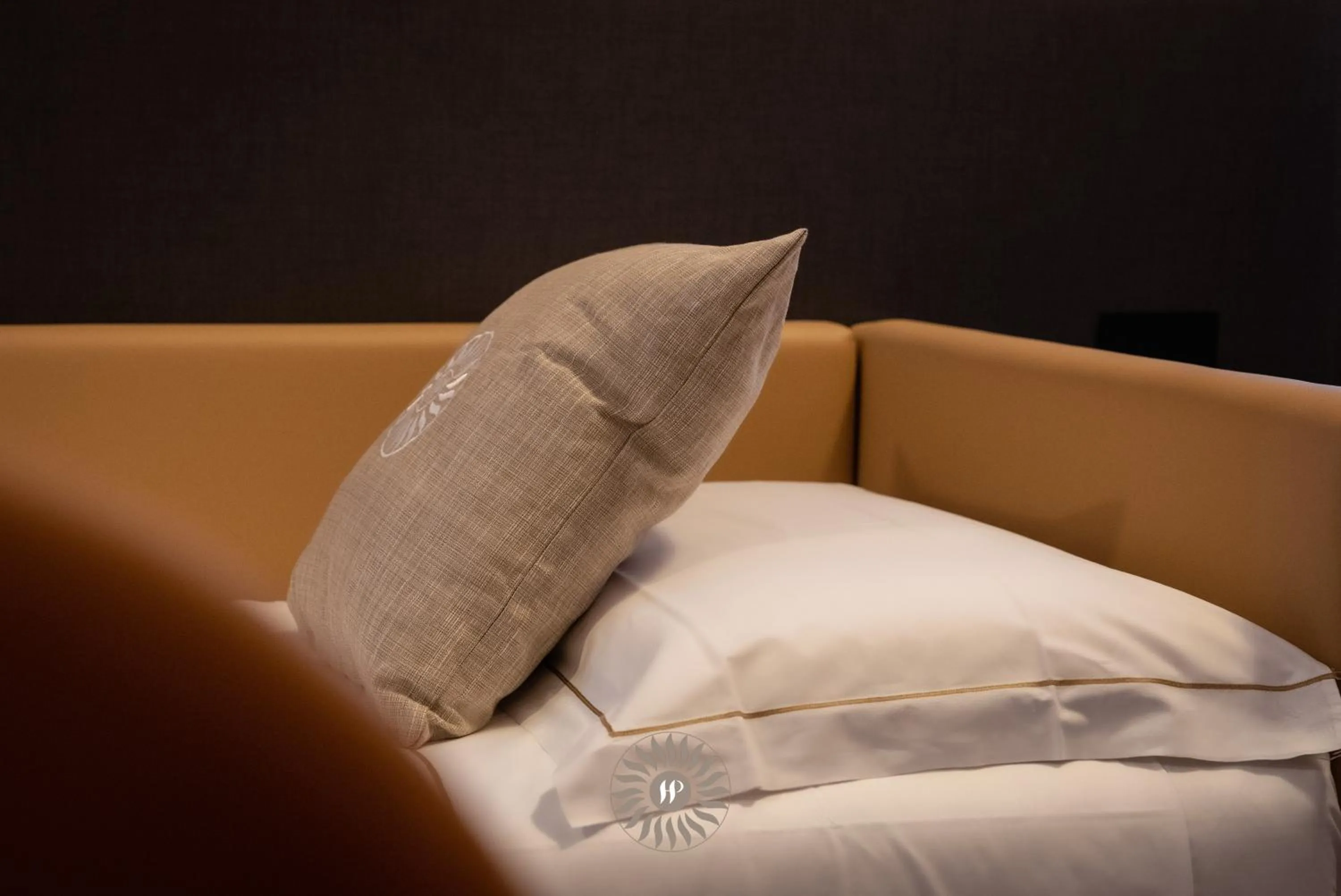 Bed in Hotel Puccini