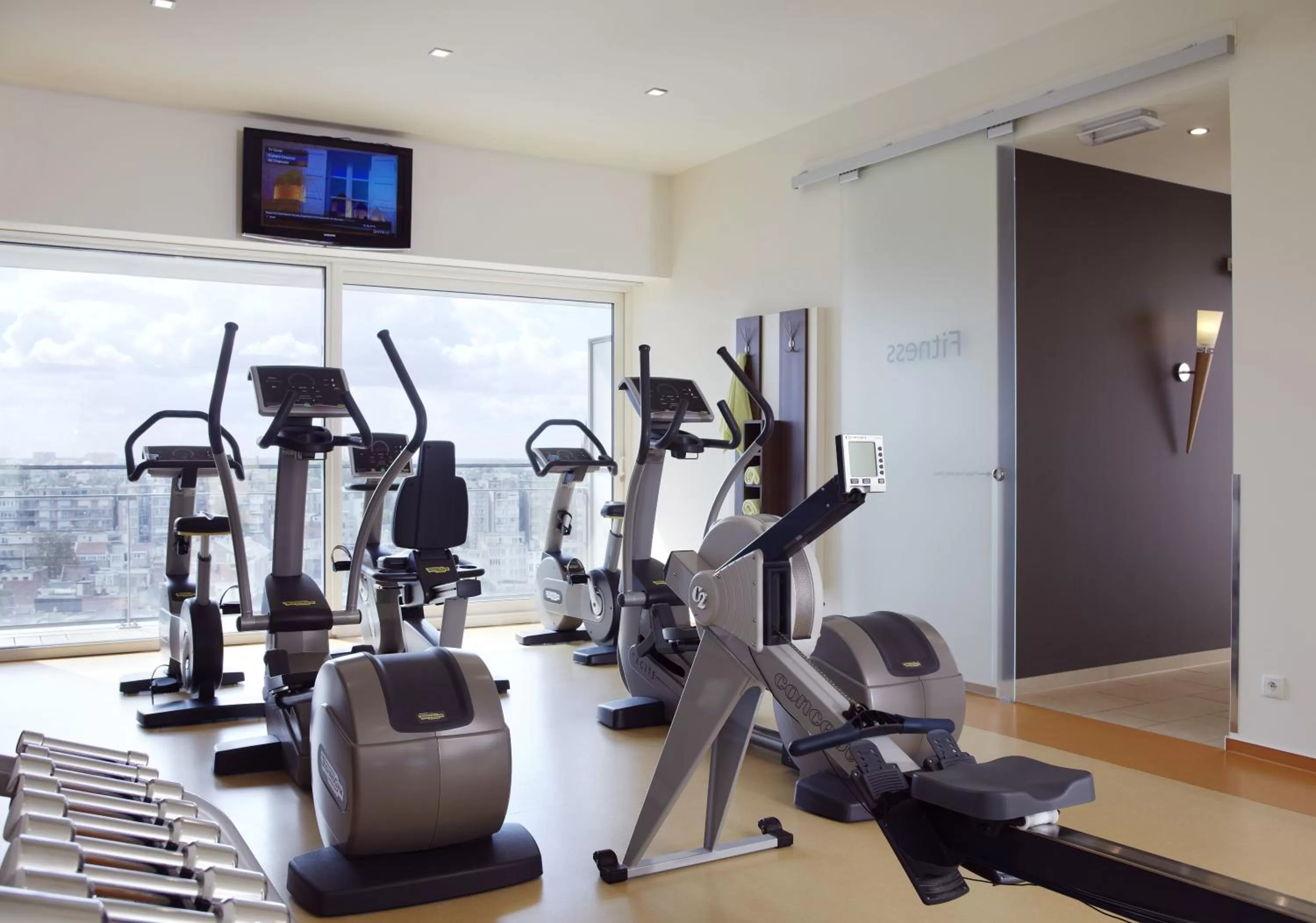 Fitness centre/facilities in Lindner Hotel Antwerp, part of JdV by Hyatt