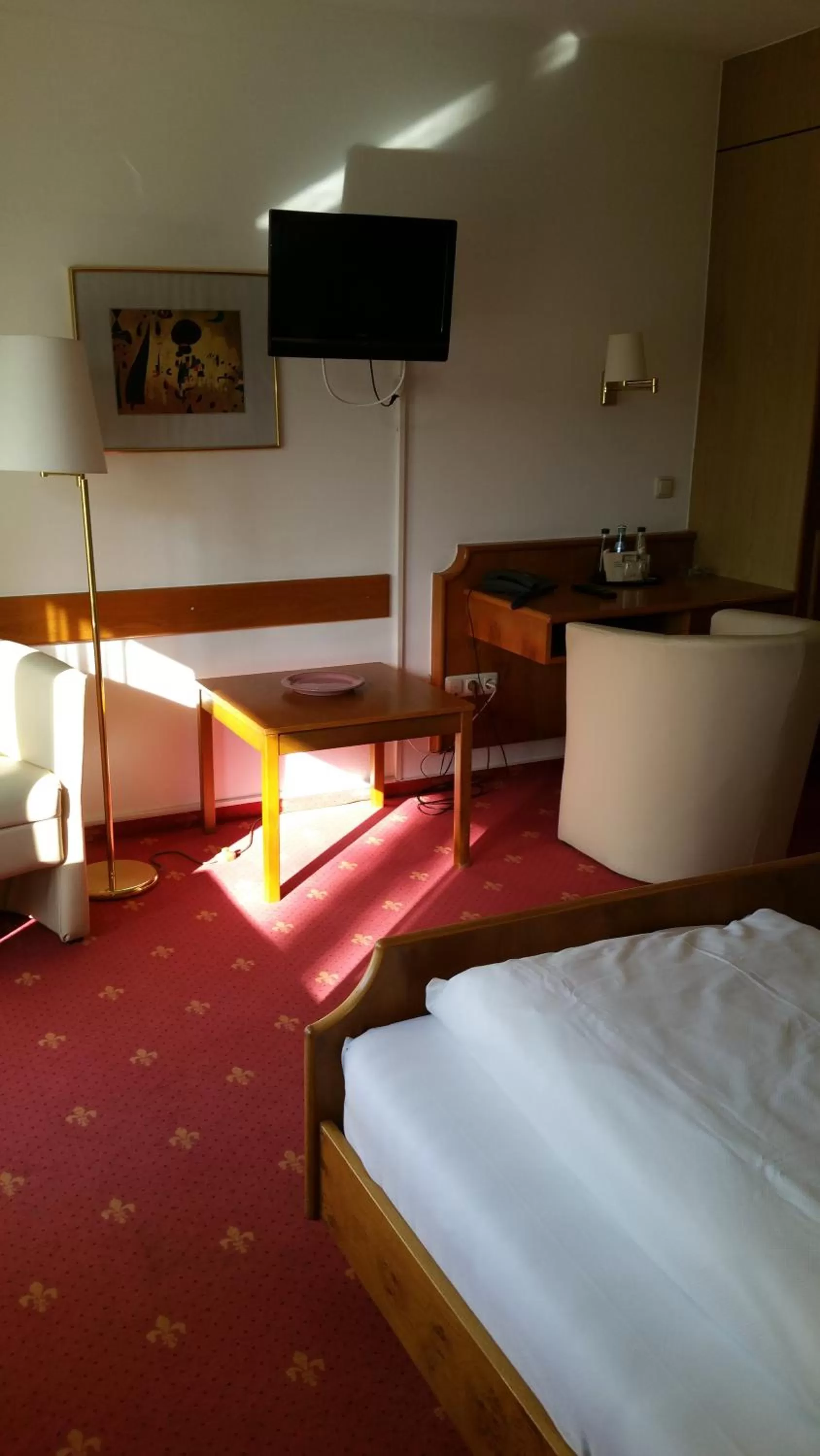 Photo of the whole room, Bed in Hotel Büchner Garni