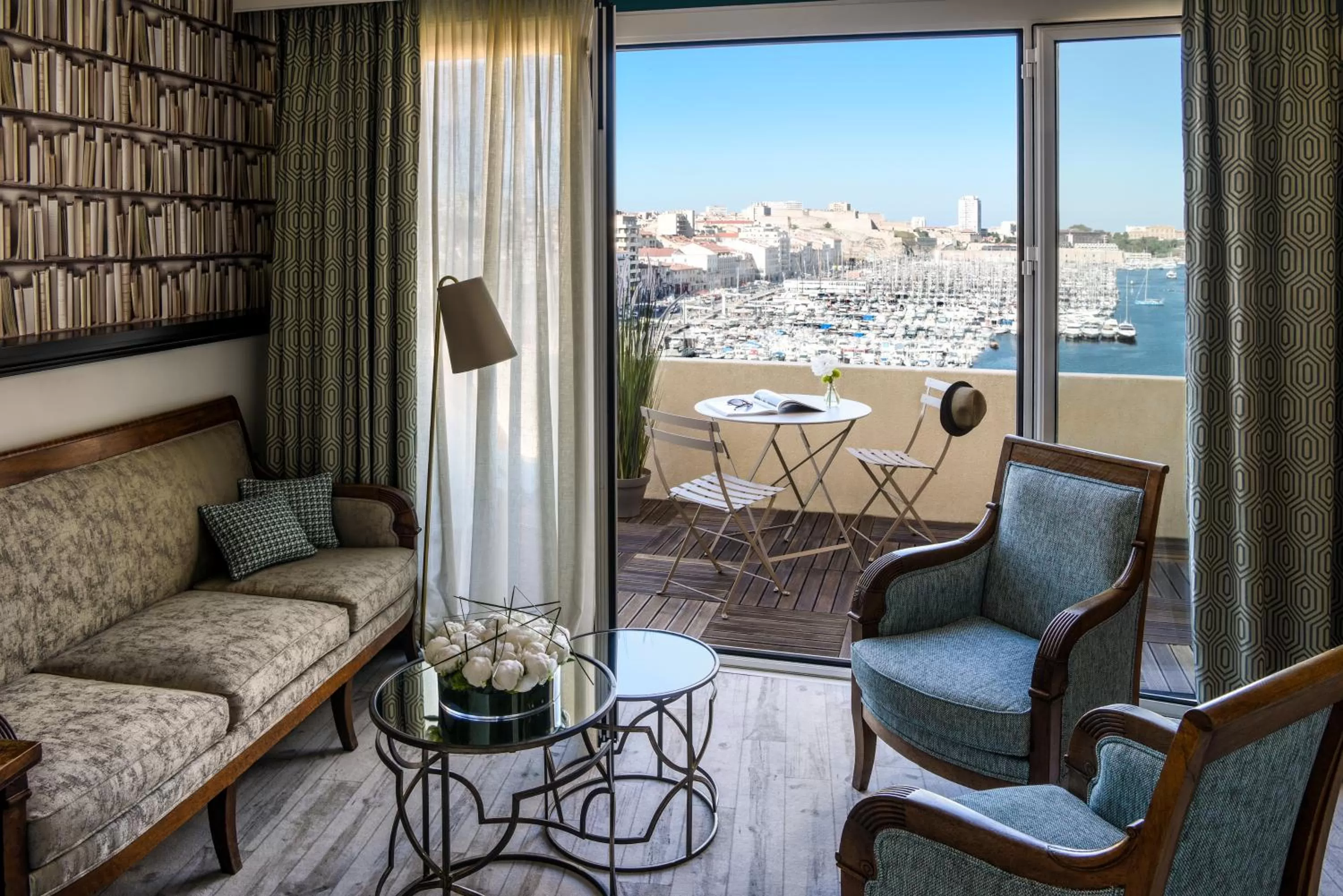 Balcony/Terrace in Grand Hotel Beauvau Marseille Vieux-Port - MGallery Collection