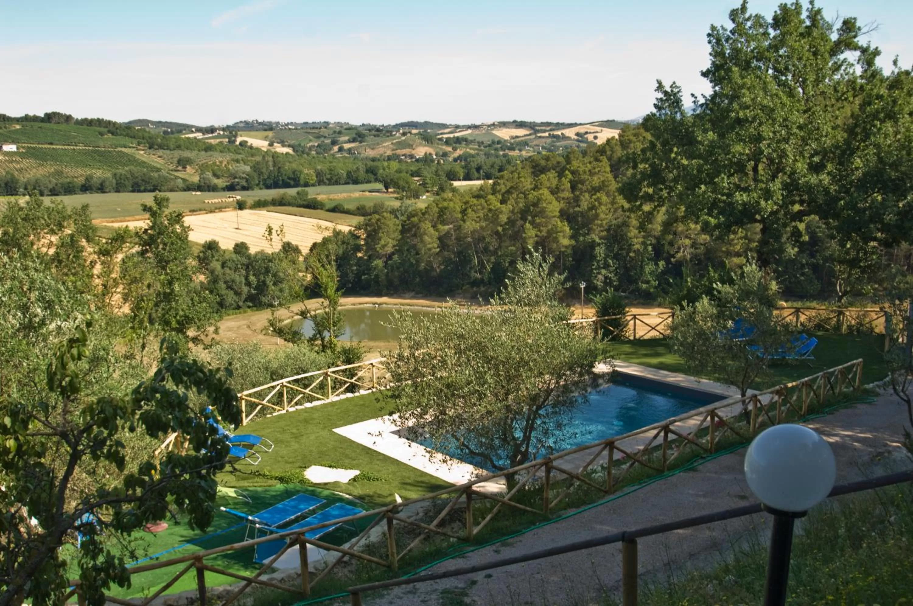View (from property/room), Pool View in Casale del Monsignore