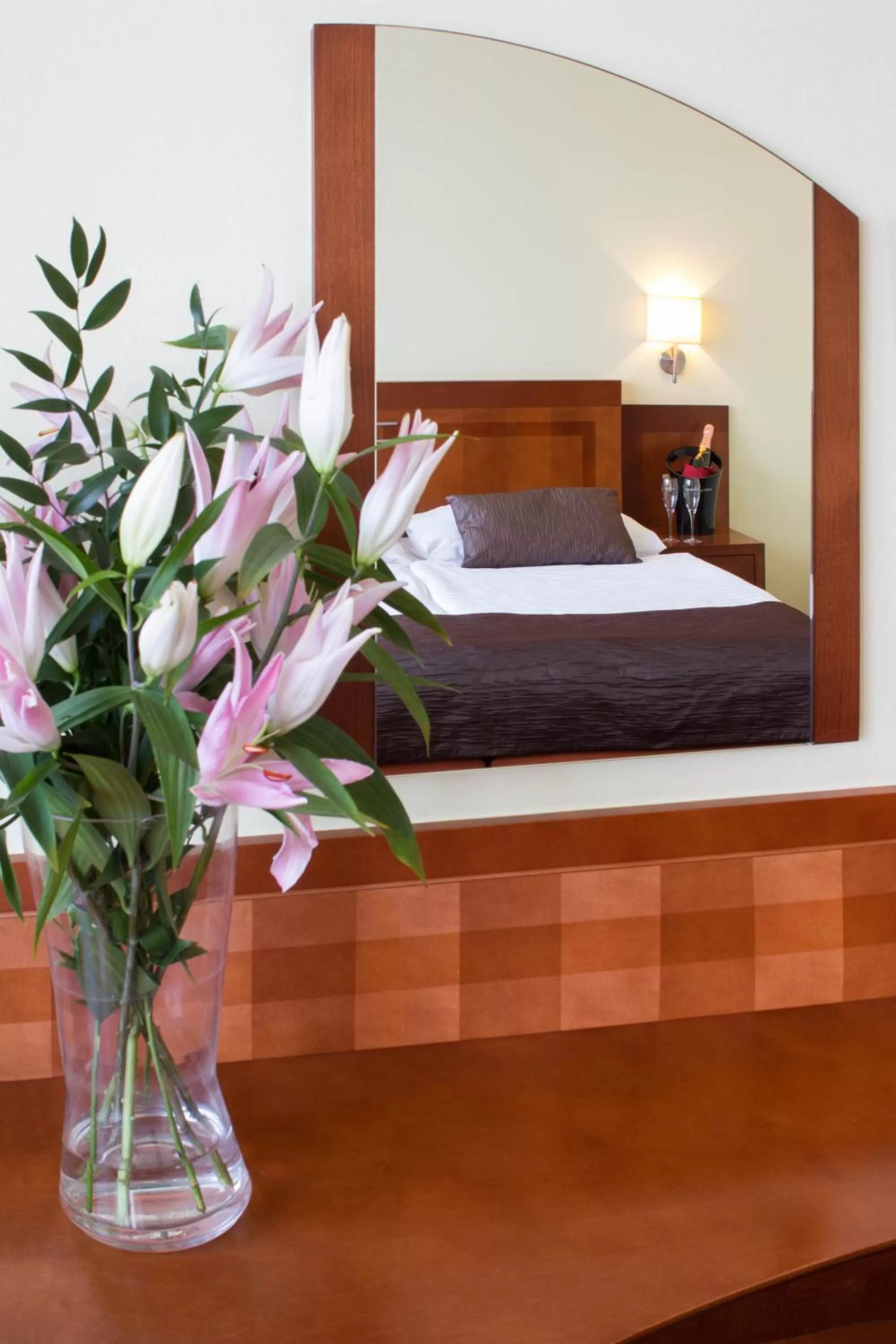 Bed in Luxury Family Hotel Bílá Labuť