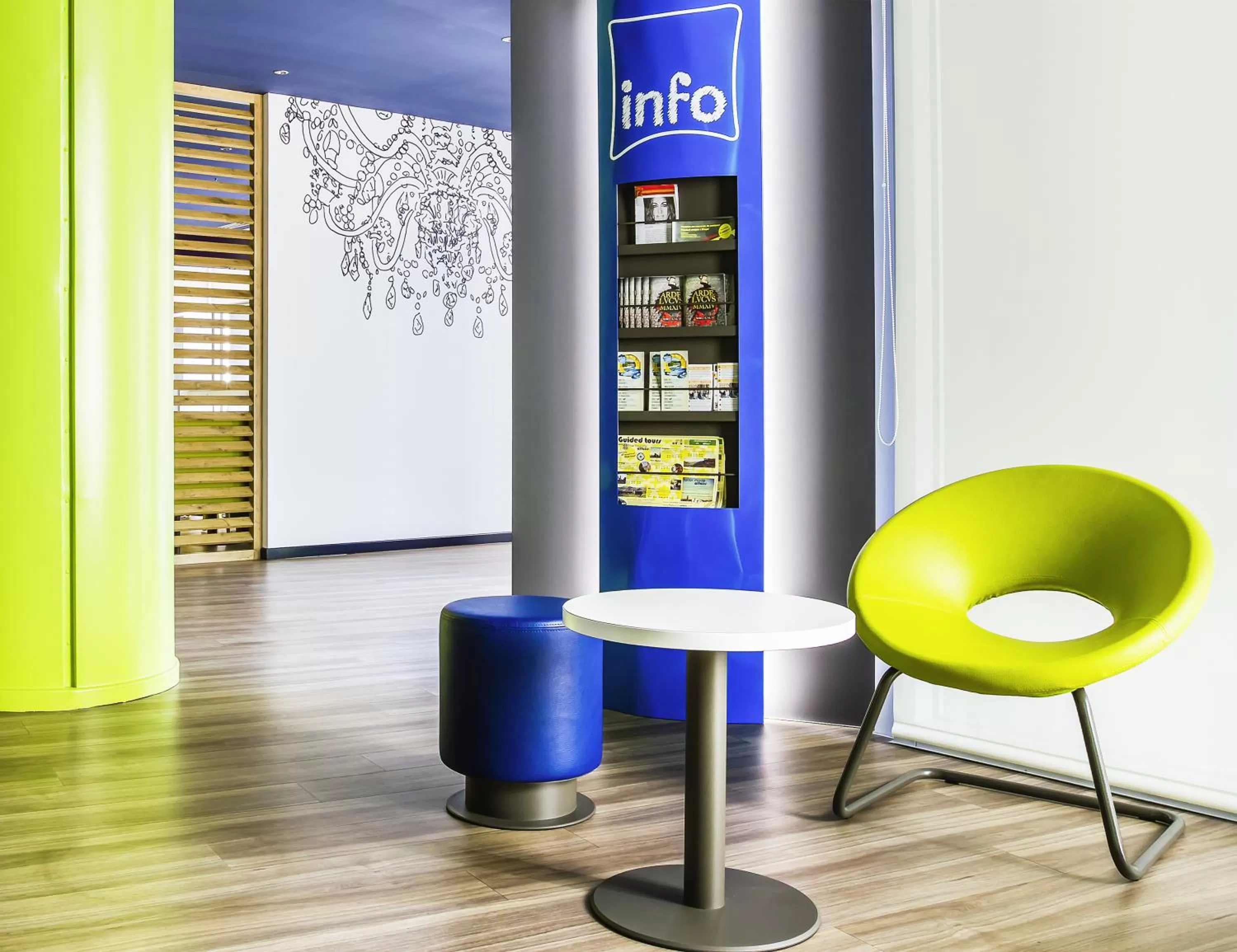 Lobby or reception in Hotel Ibis Budget Lyon Eurexpo -