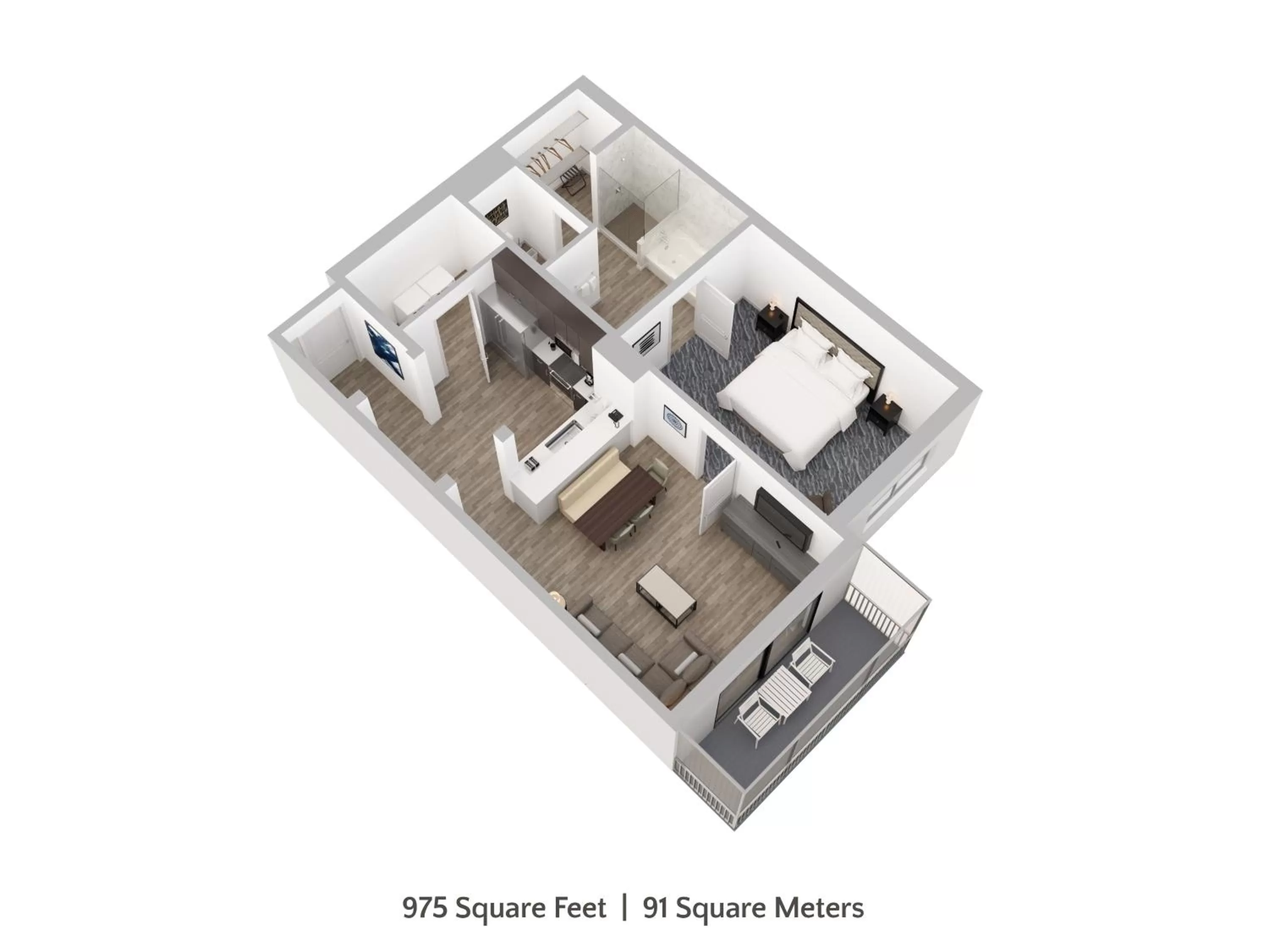 Floor plan in The Grove Resort & Water Park Orlando