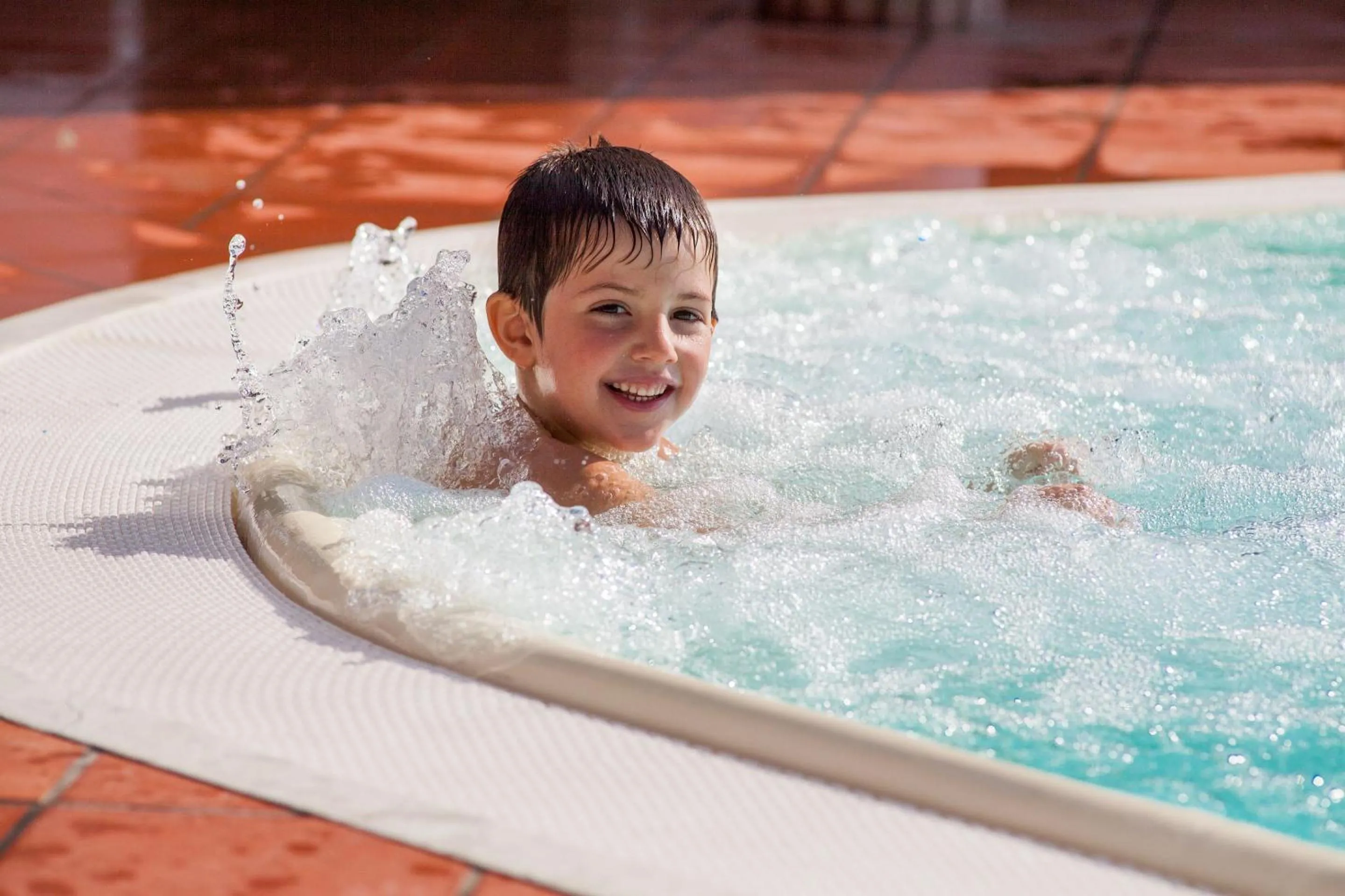 Hot Tub in Hotel Gabriella