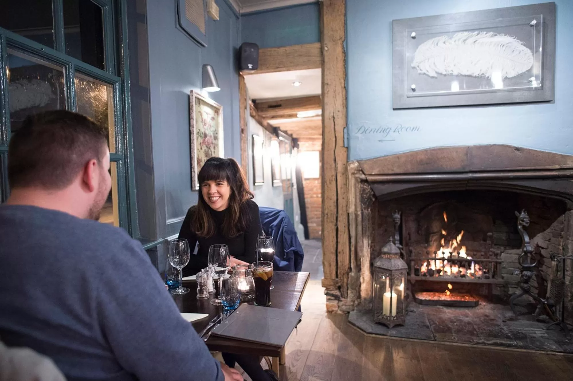 Restaurant/places to eat in The Ostrich Inn Colnbrook London Heathrow