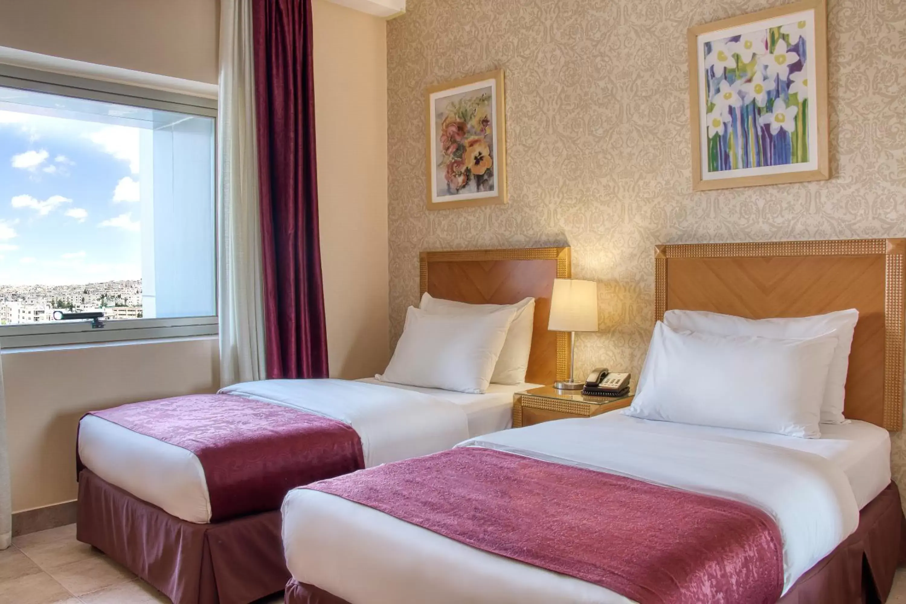 Deluxe Twin Room in Geneva Hotel Deluxe Twin Room in Geneva Hotel