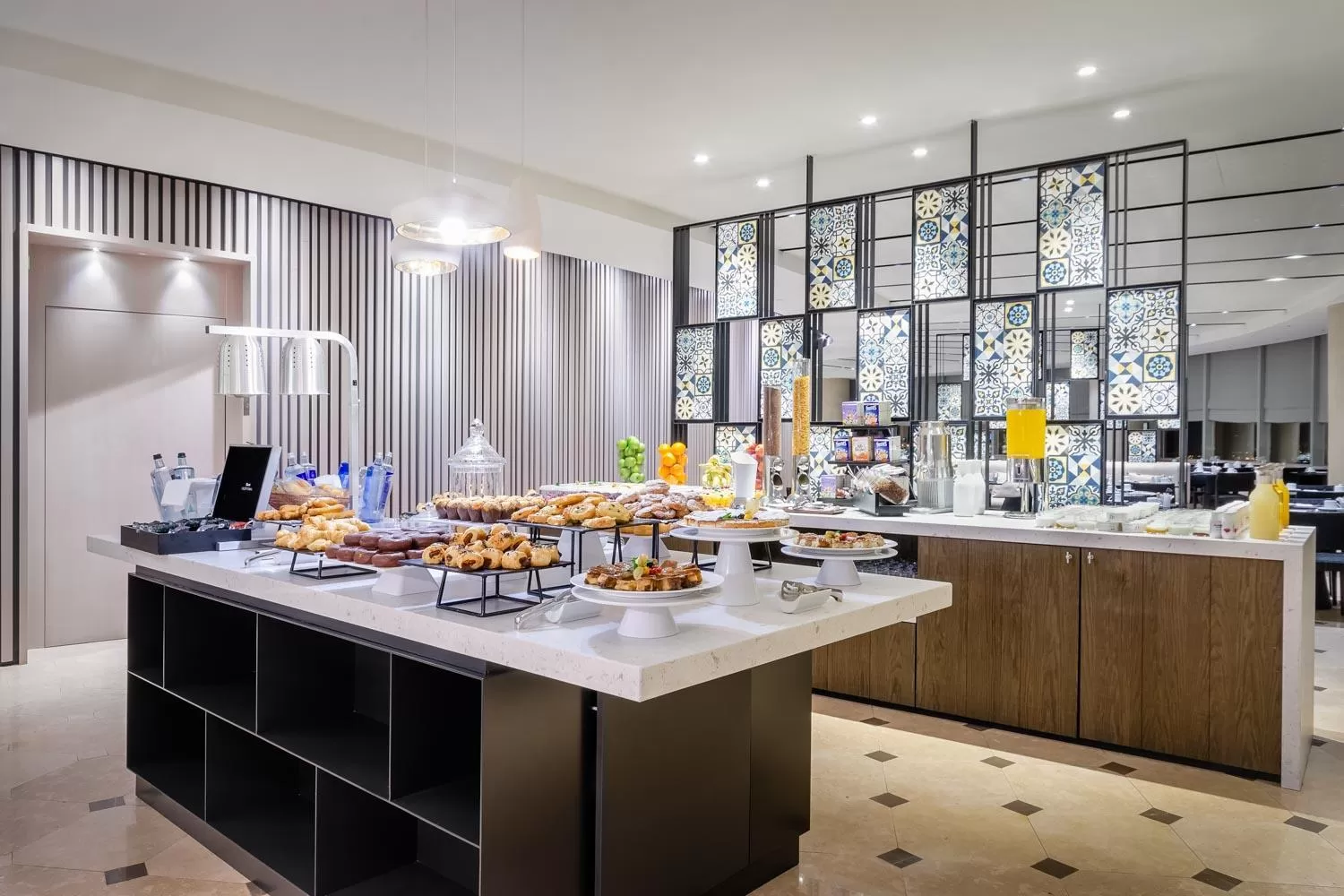 Buffet breakfast in Eurostars Torre Sevilla