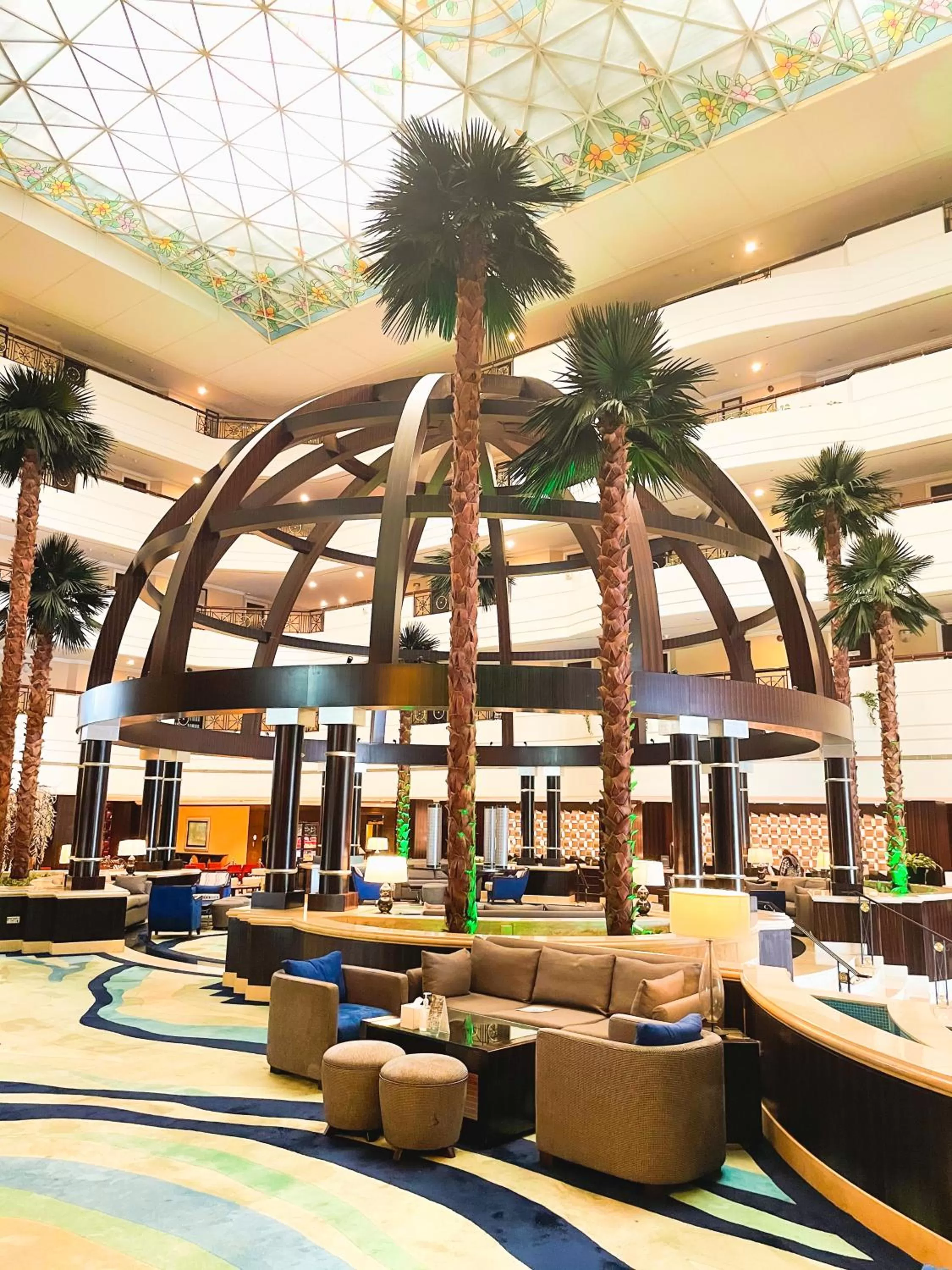 Lobby or reception in Mövenpick Grand Al Bustan