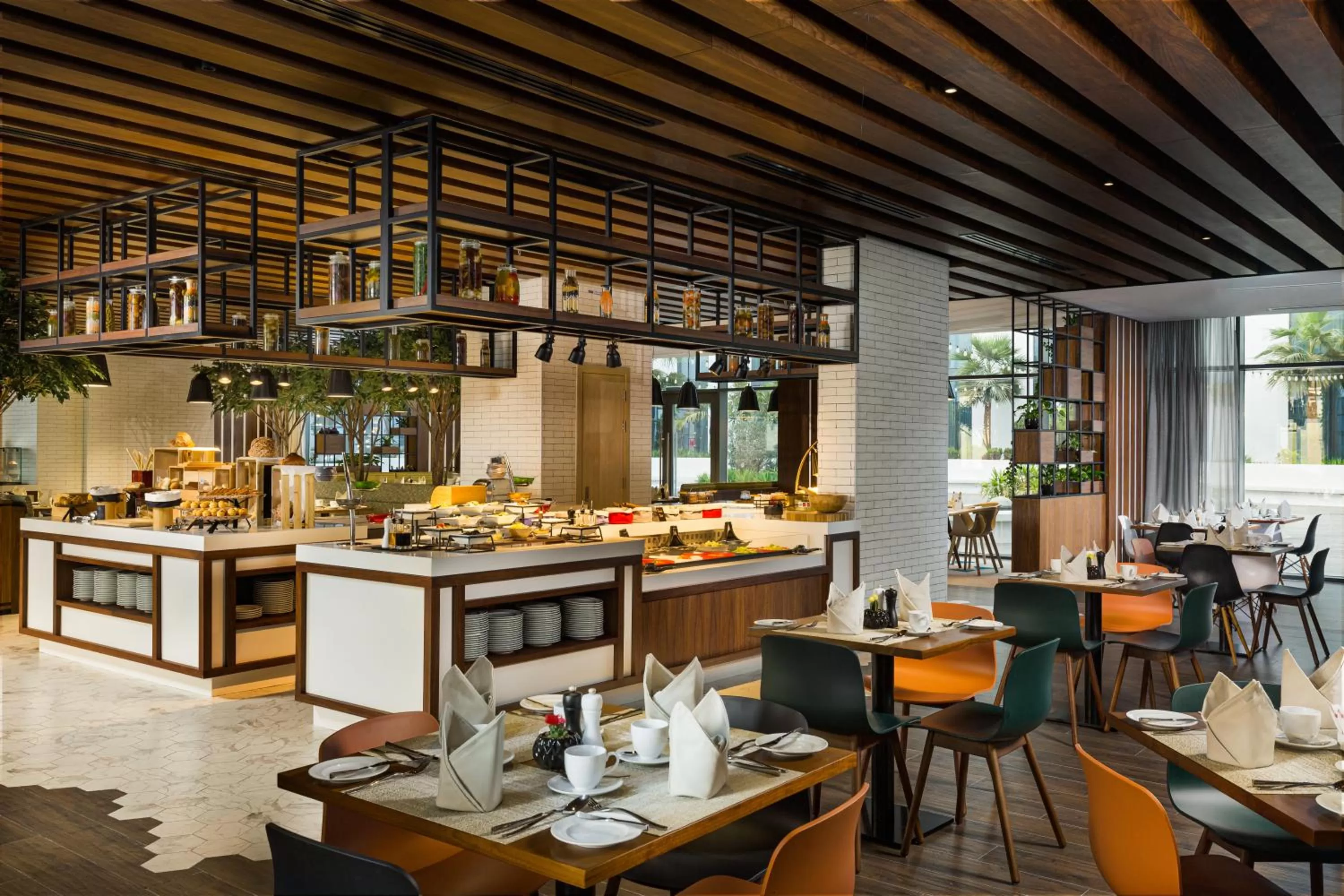 Buffet breakfast in Millennium Al Barsha