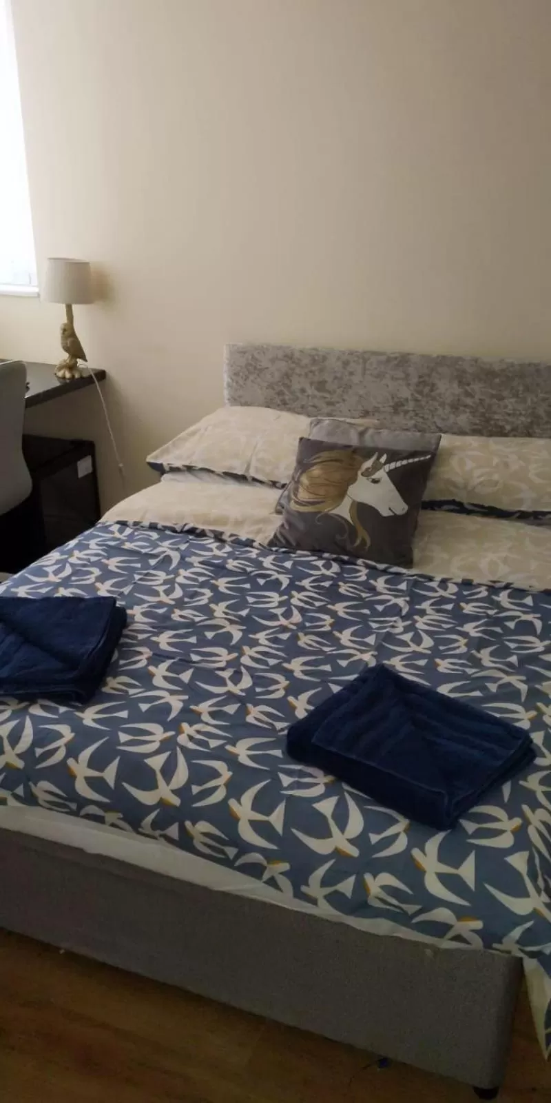 Bed in The Winter Garden Suites