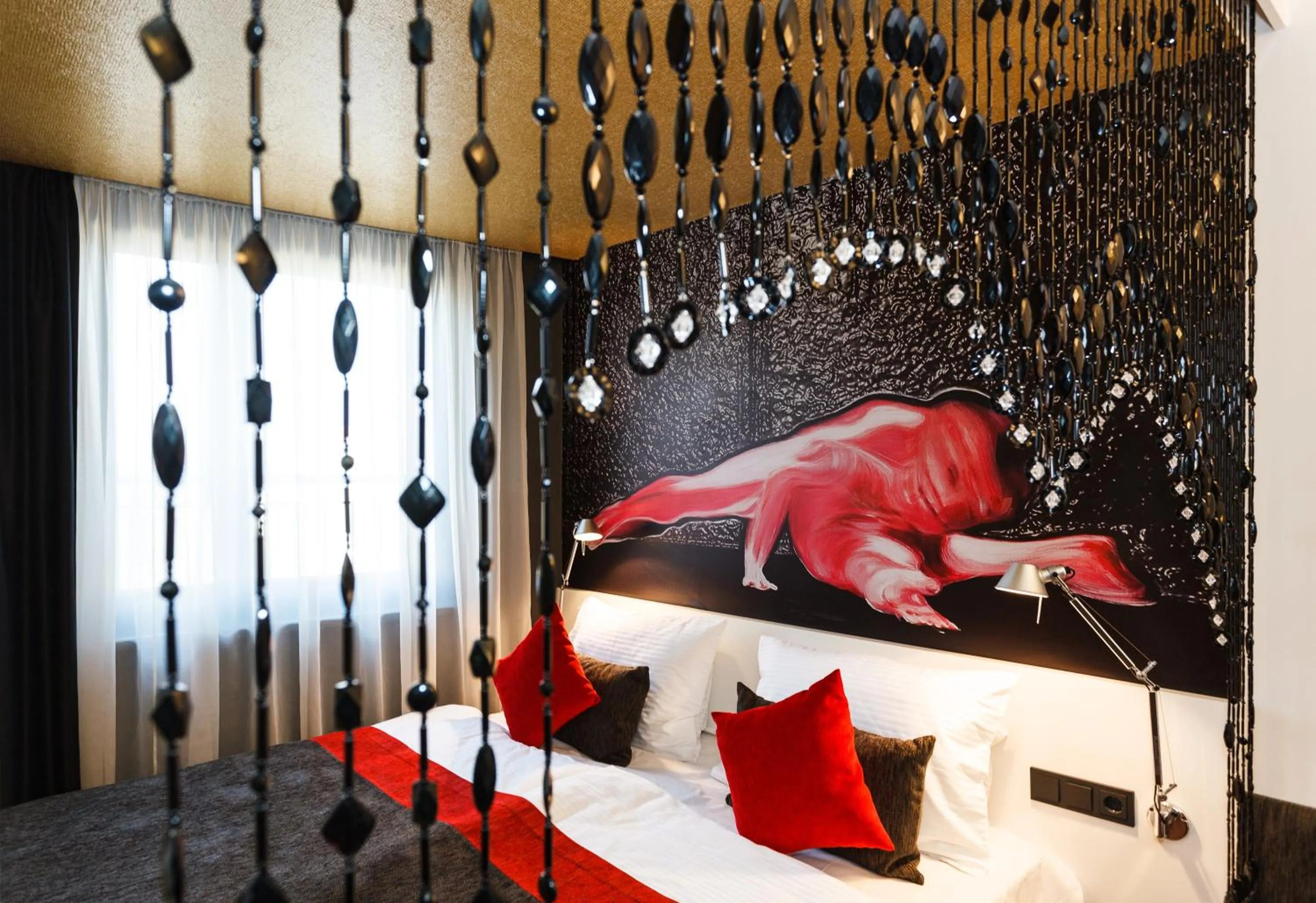 Bedroom, Bed in Bohem Art Hotel