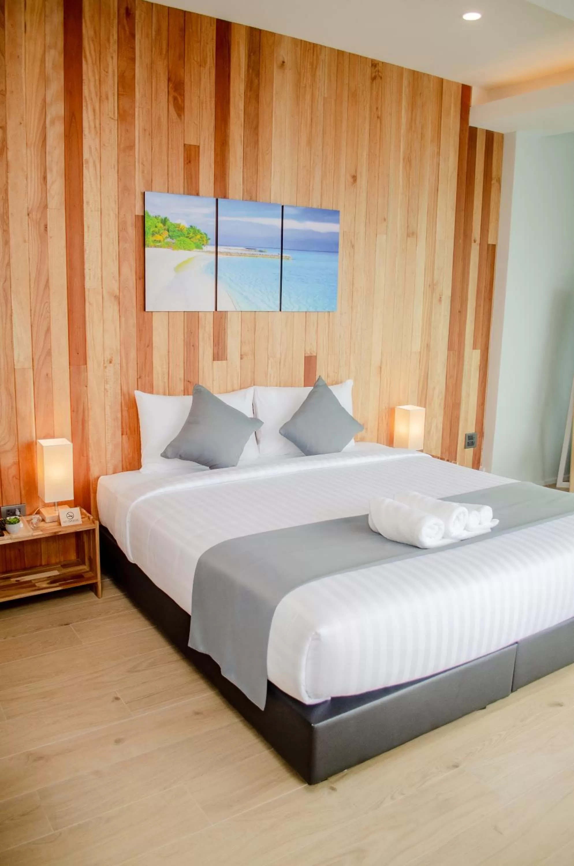 Bed in Ao Luek Panoramic Pool-SHA Plus