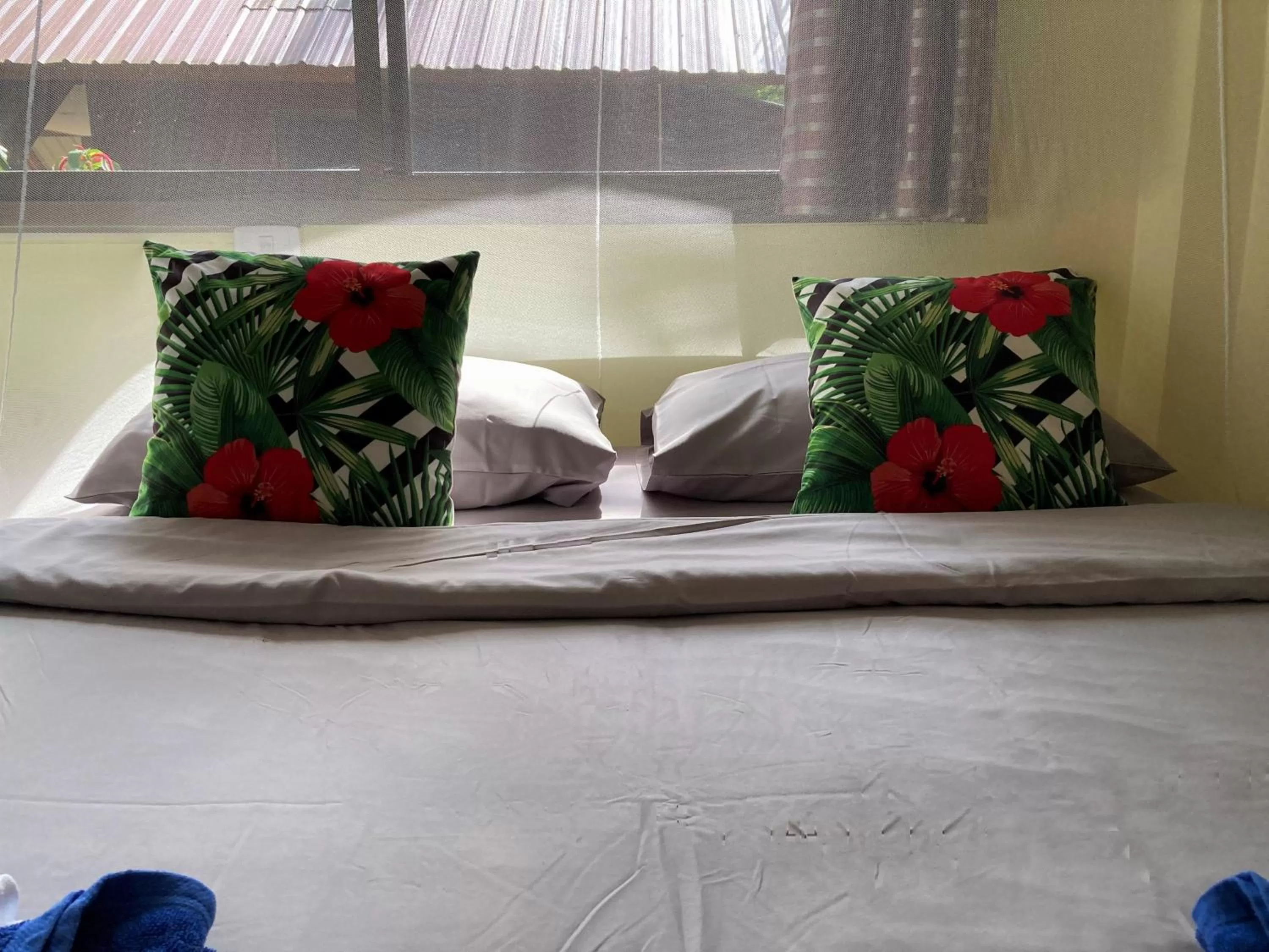 Bed in Khao Sok Morning Mist Resort