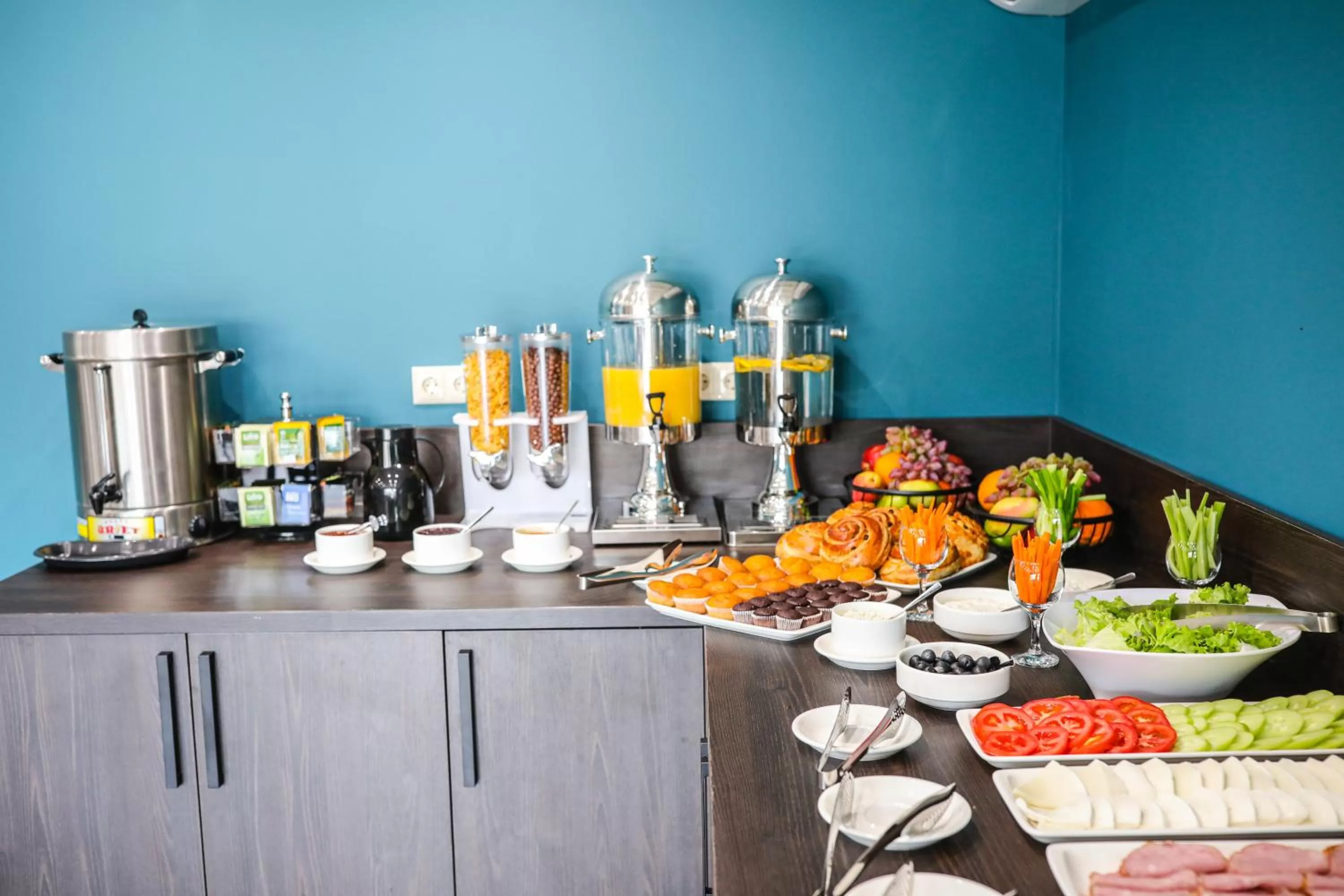 Breakfast in Hotel InnDigo in Kutaisi