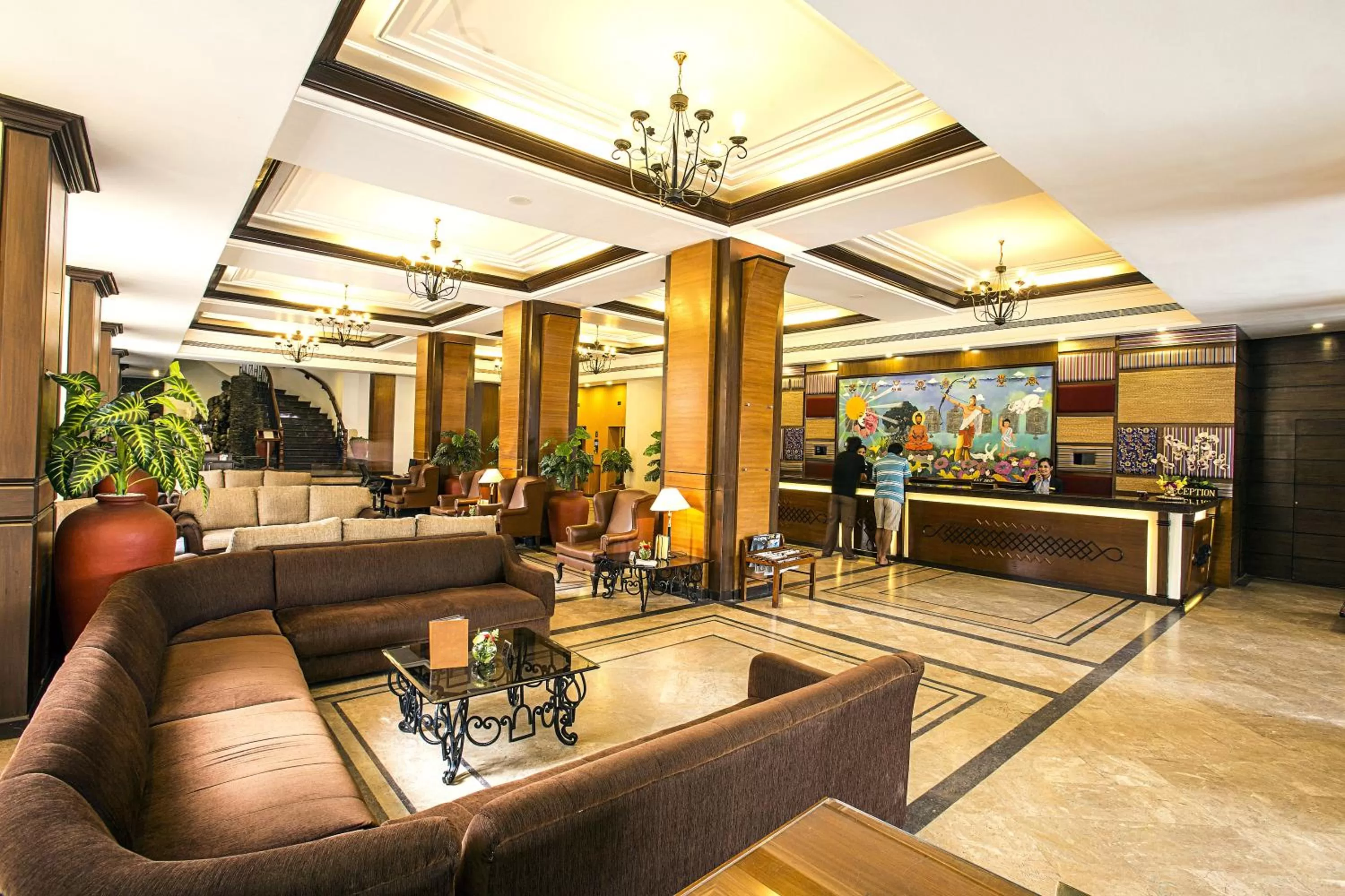 Lobby or reception in Royal Singi Hotel