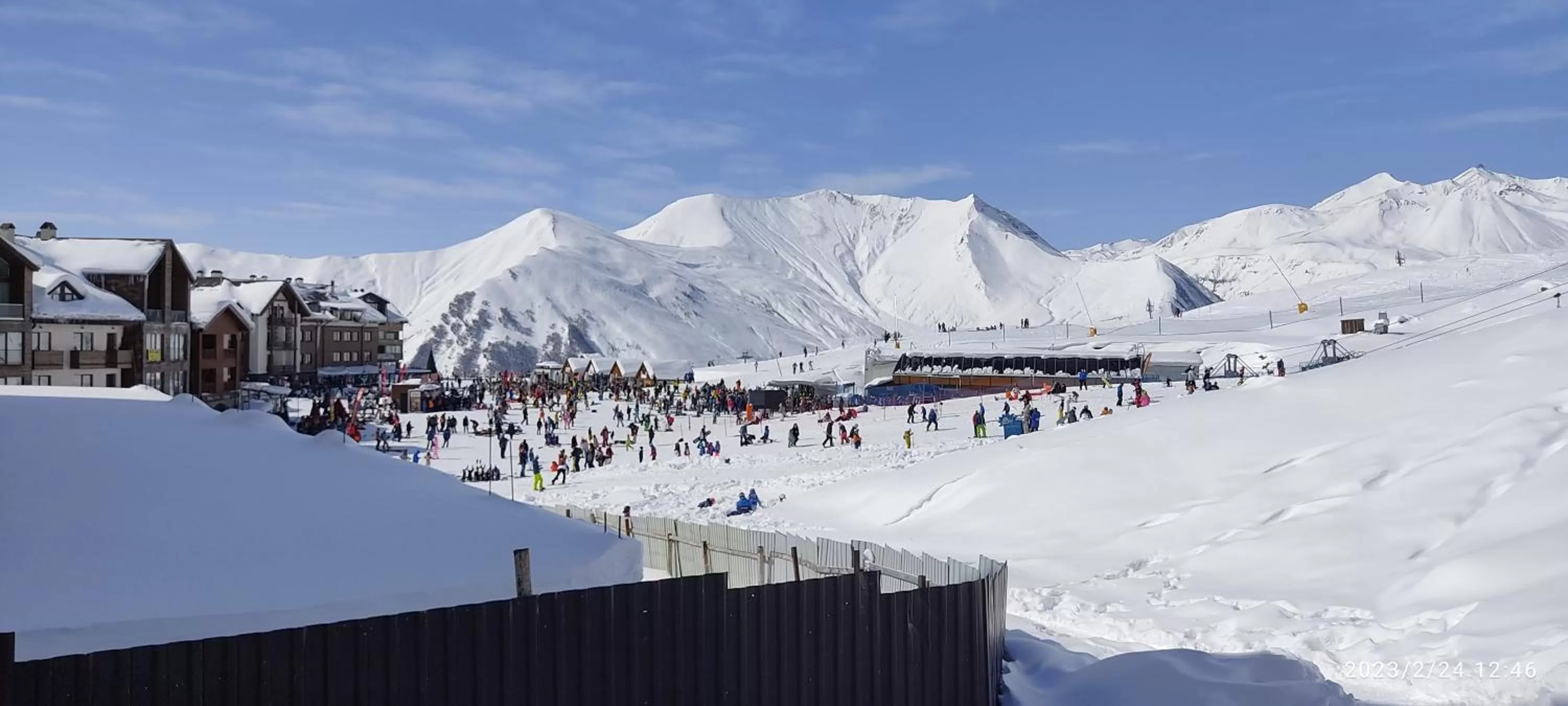 Winter in Frozen View New Gudauri