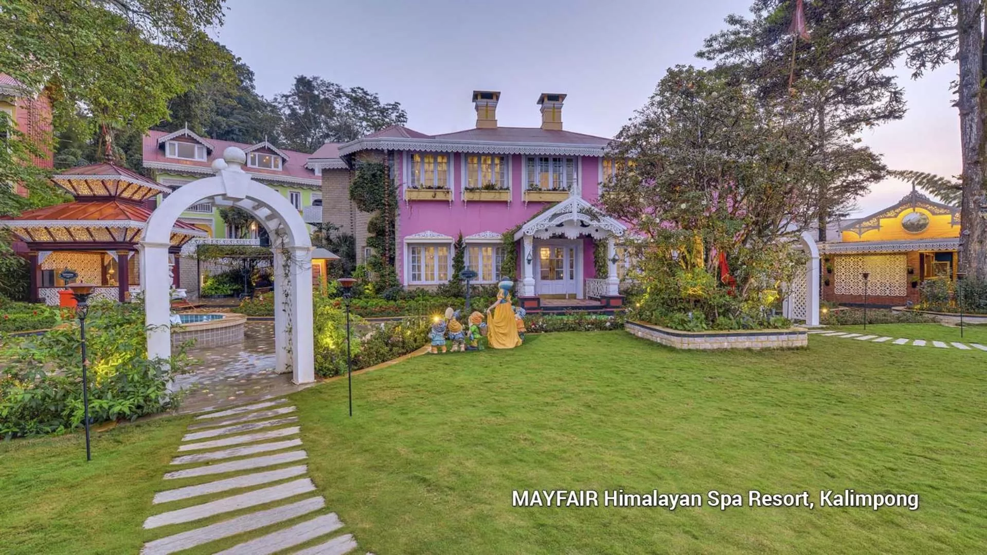 Facade/entrance in MAYFAIR Himalayan Spa Resort