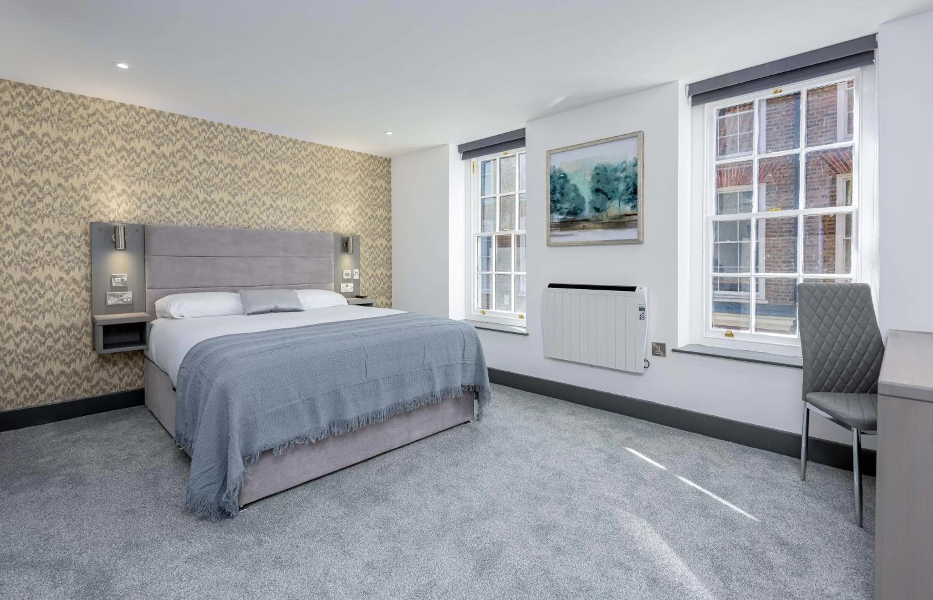 Bedroom, Bed in The Stanley Hotel