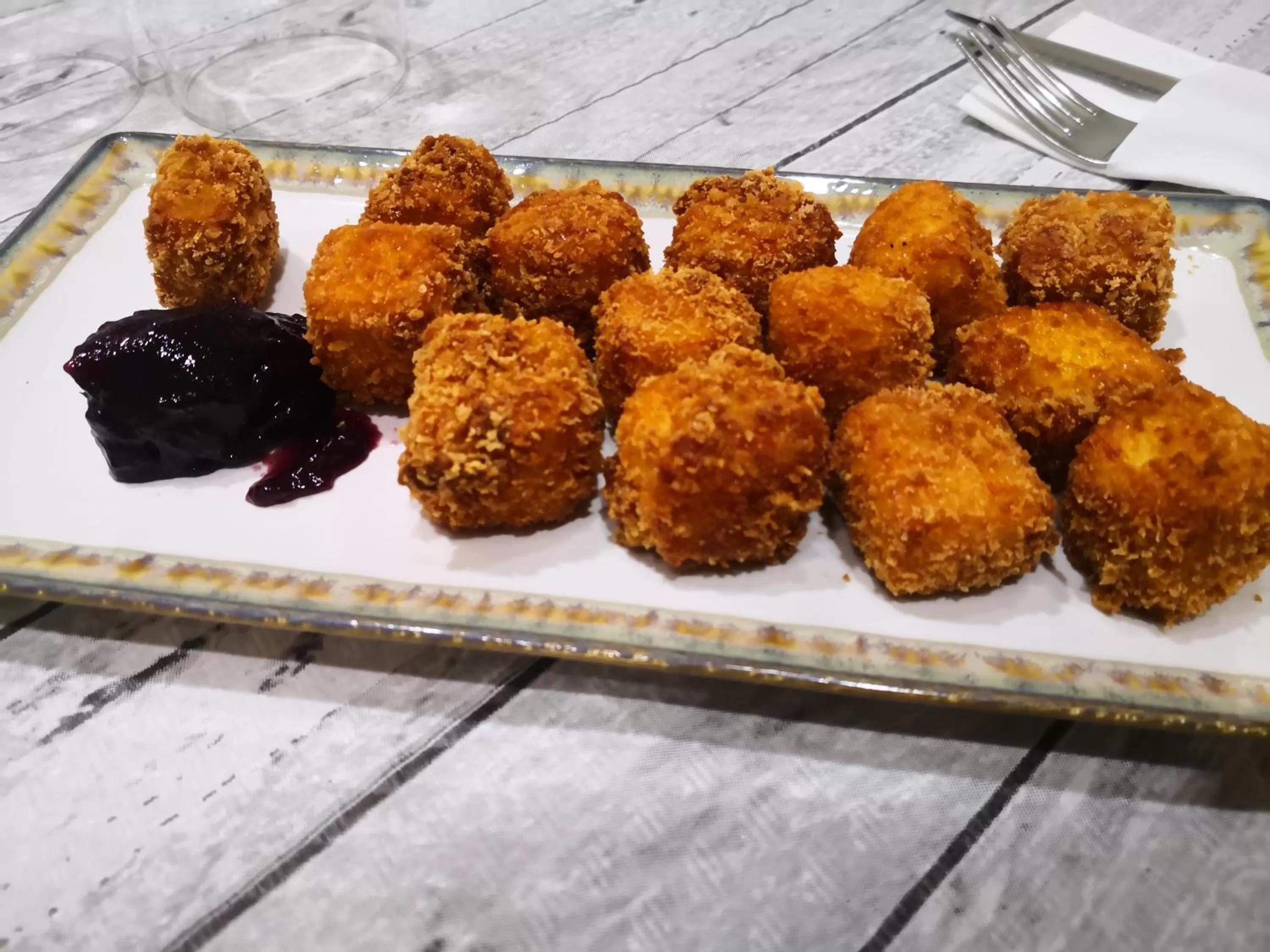 Food close-up in Hotel Aro'S