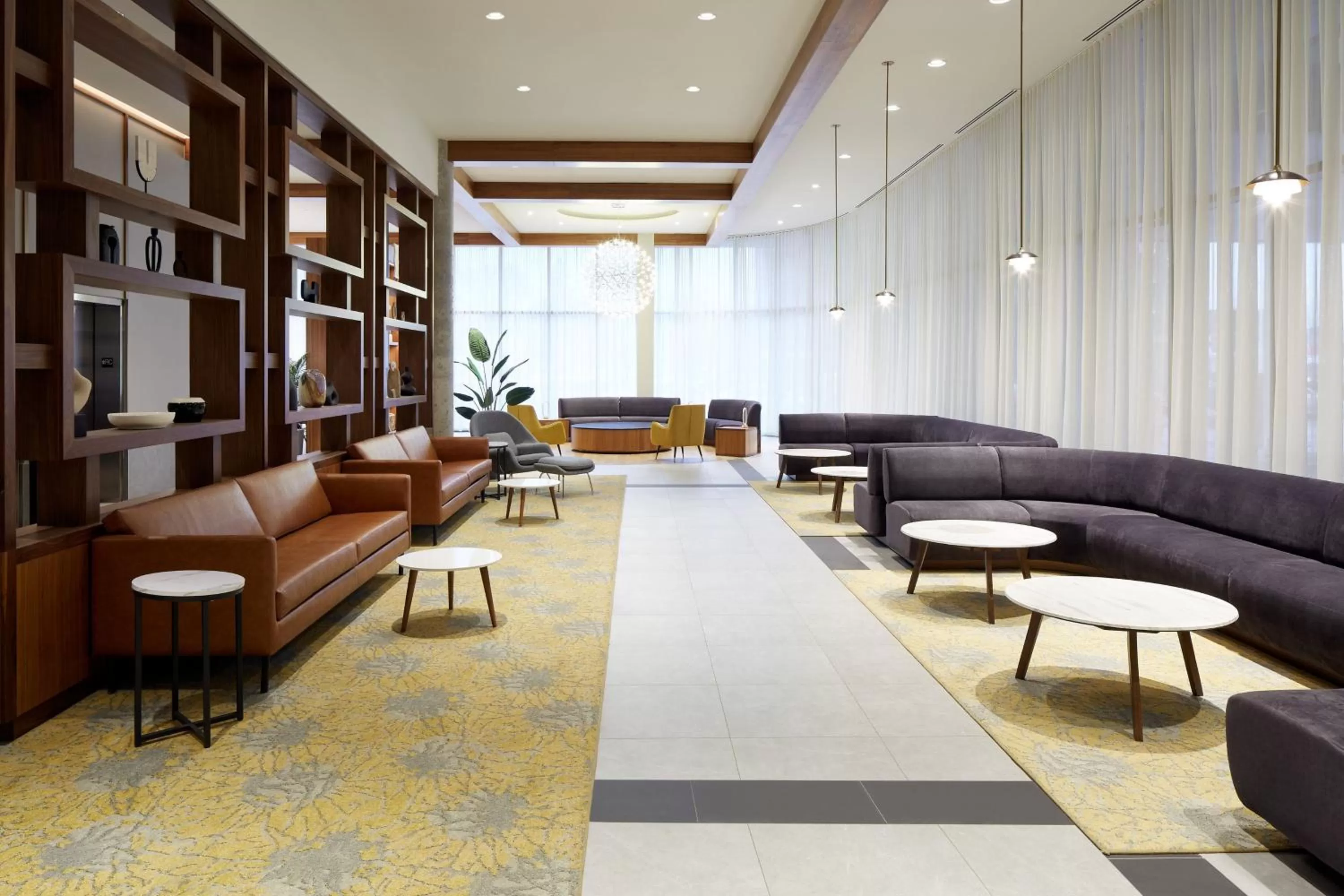 Lobby or reception in Residence Inn Montreal Midtown