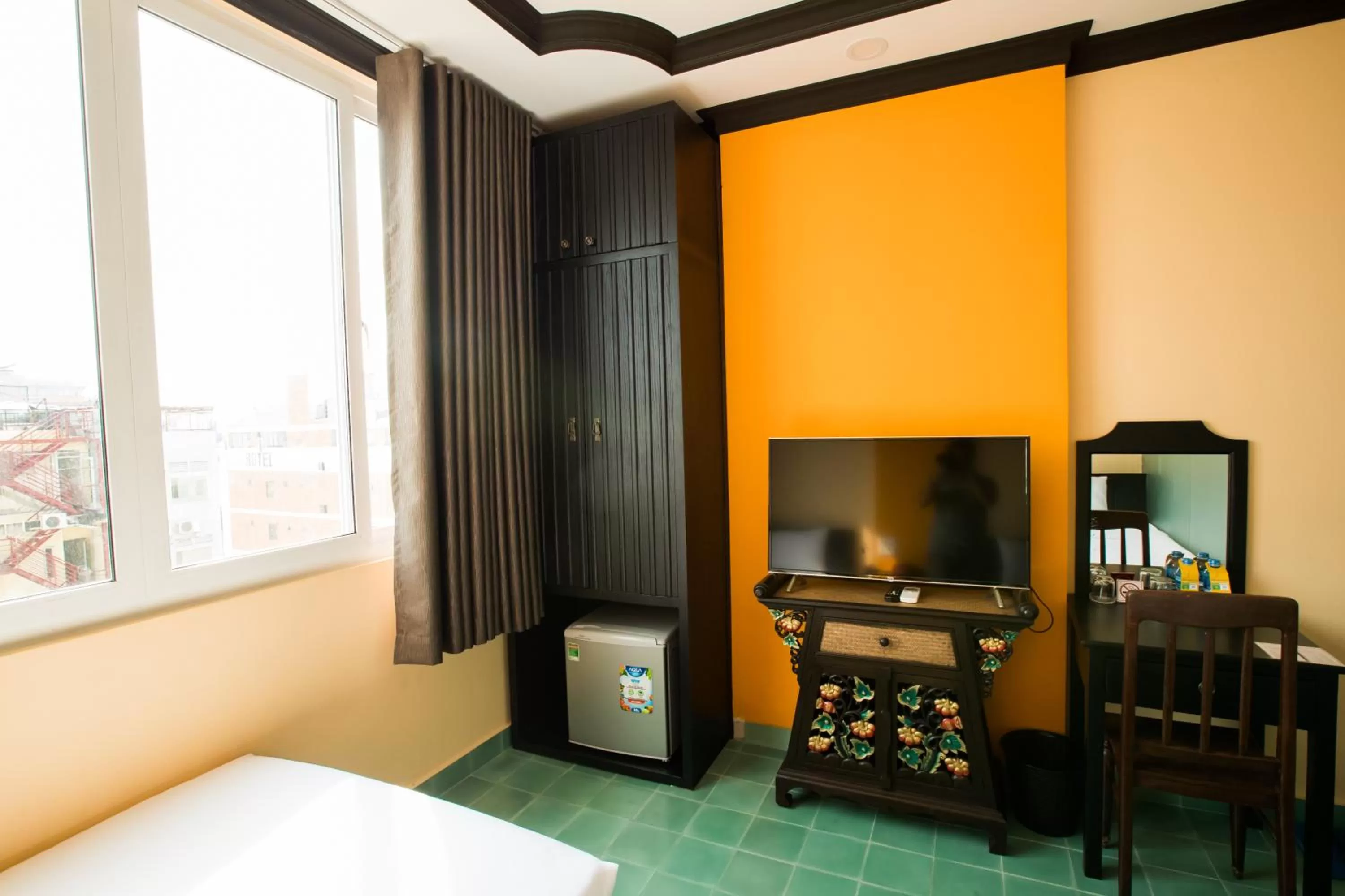 TV and multimedia, Bed in Ipeace Hotel - Bùi Viện Walking Street