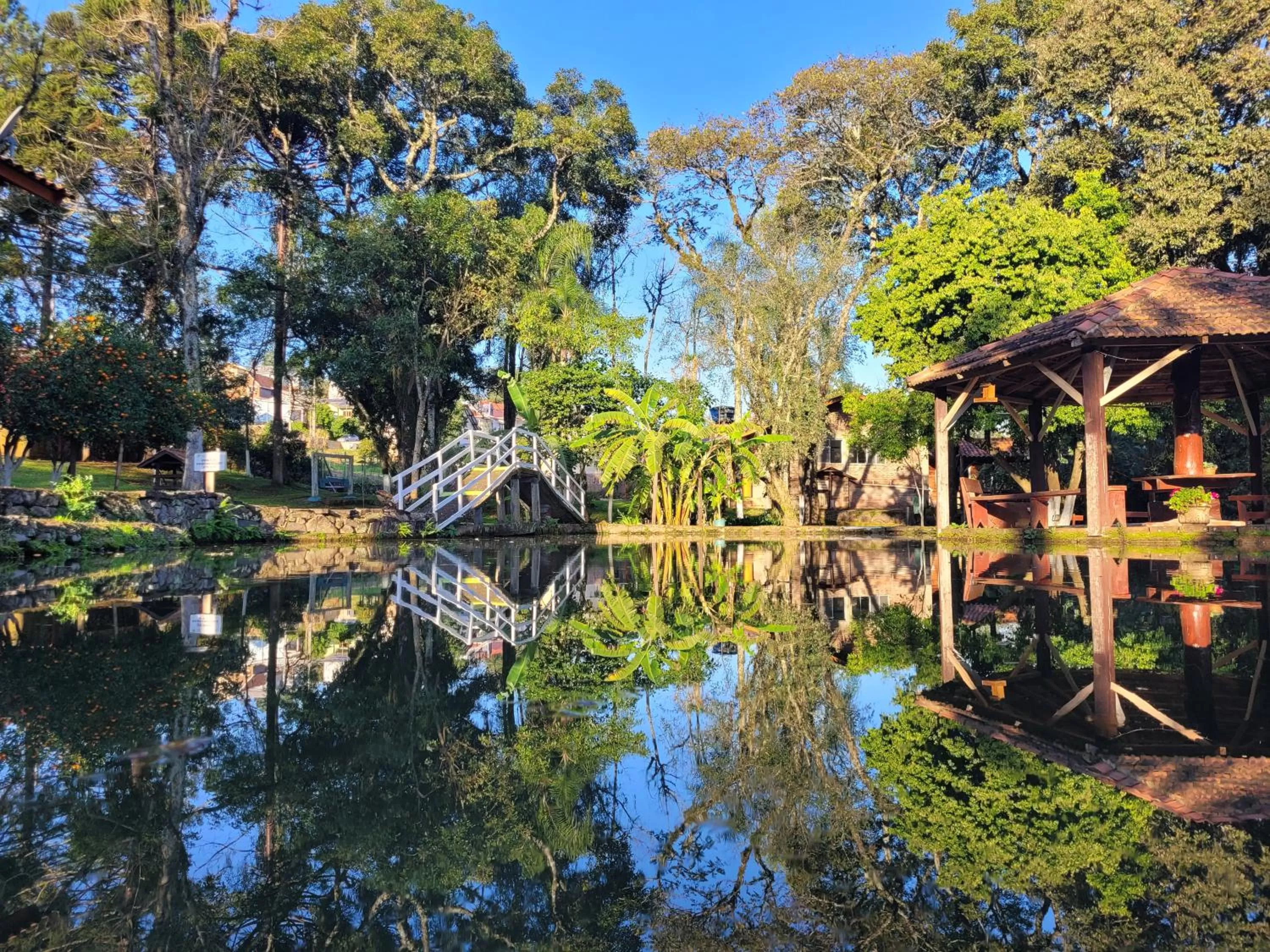 Garden in Pousada da Chacara