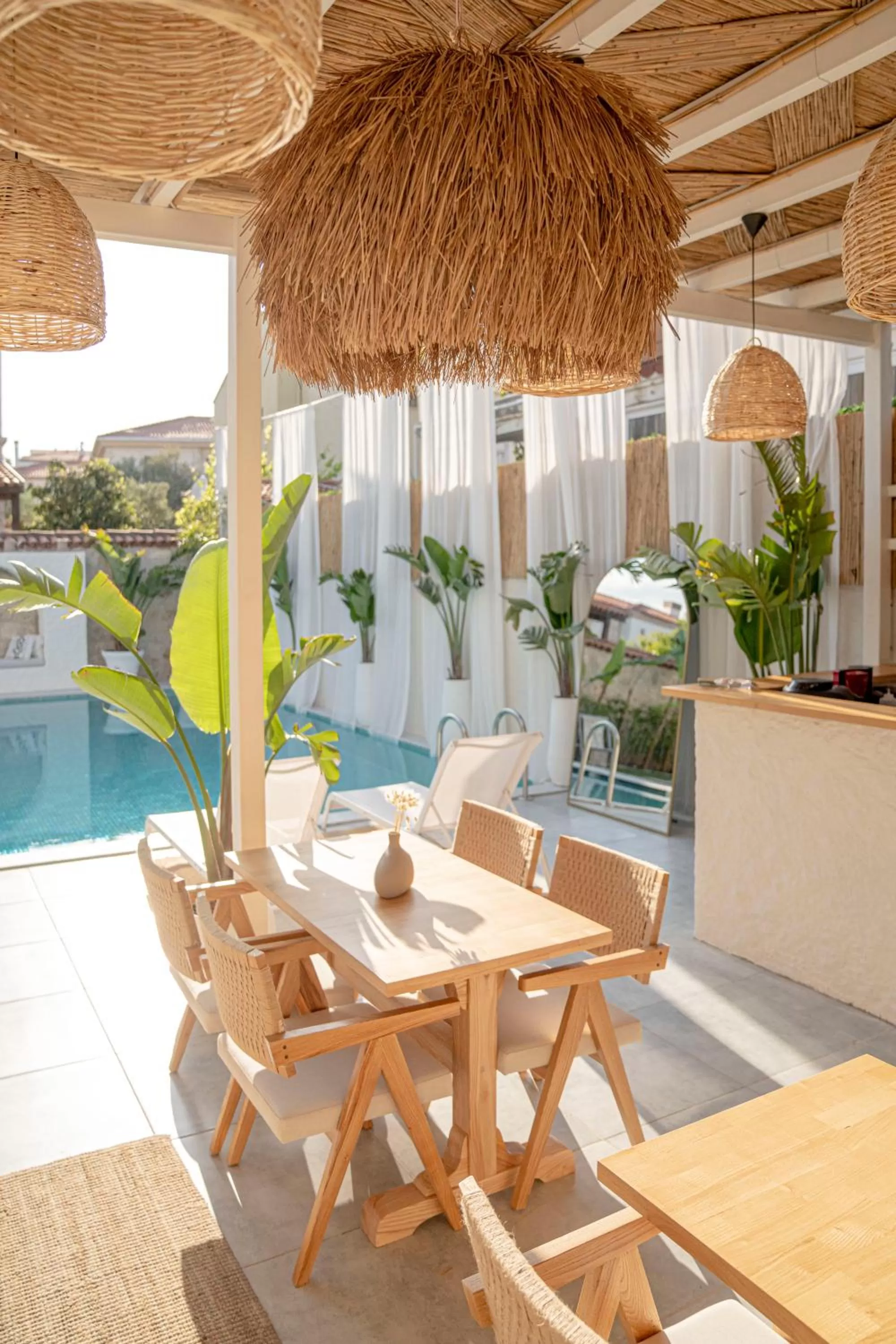 Seating area in Voger Alaçatı Köyiçi