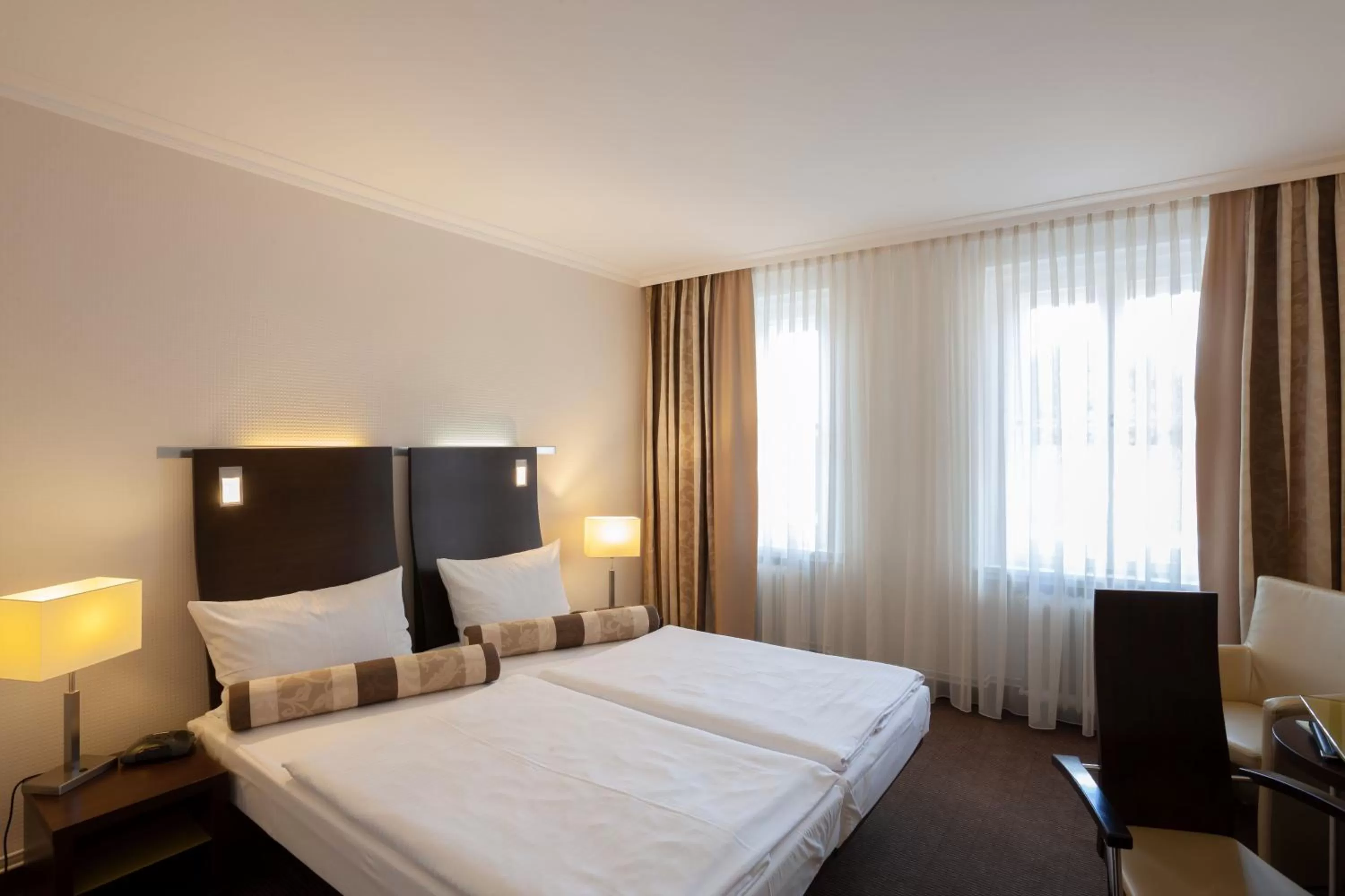 Photo of the whole room, Bed in Hotel am See