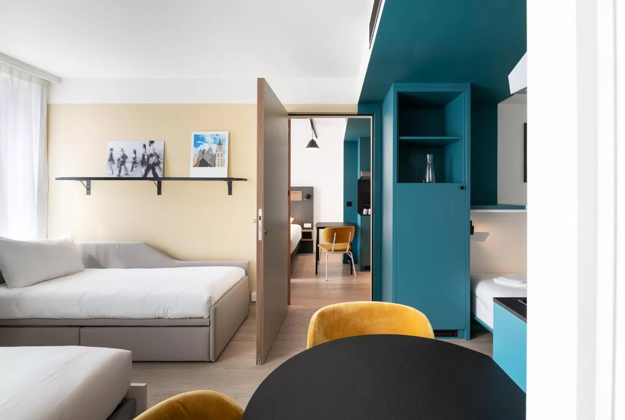 Bedroom, Bed in Adagio Access Gent Centrum Dampoort