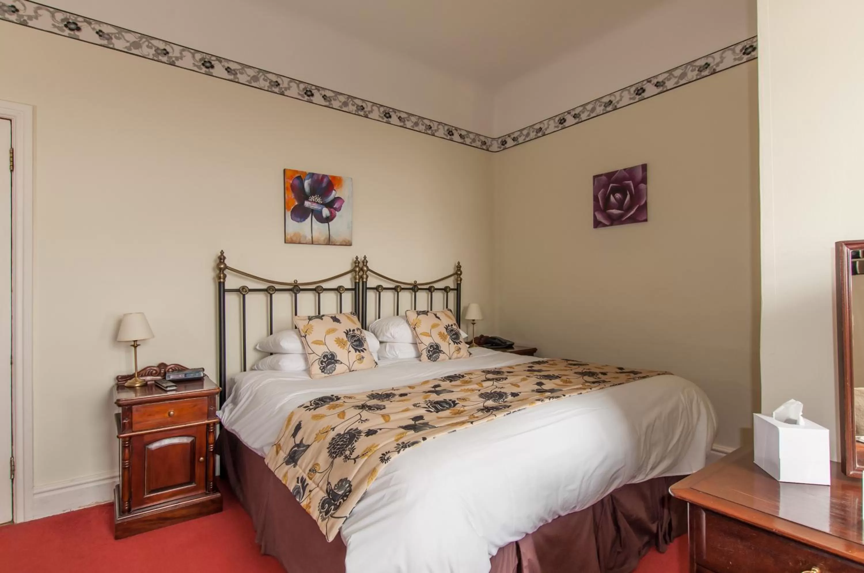 Bed in Eype's Mouth Country Hotel