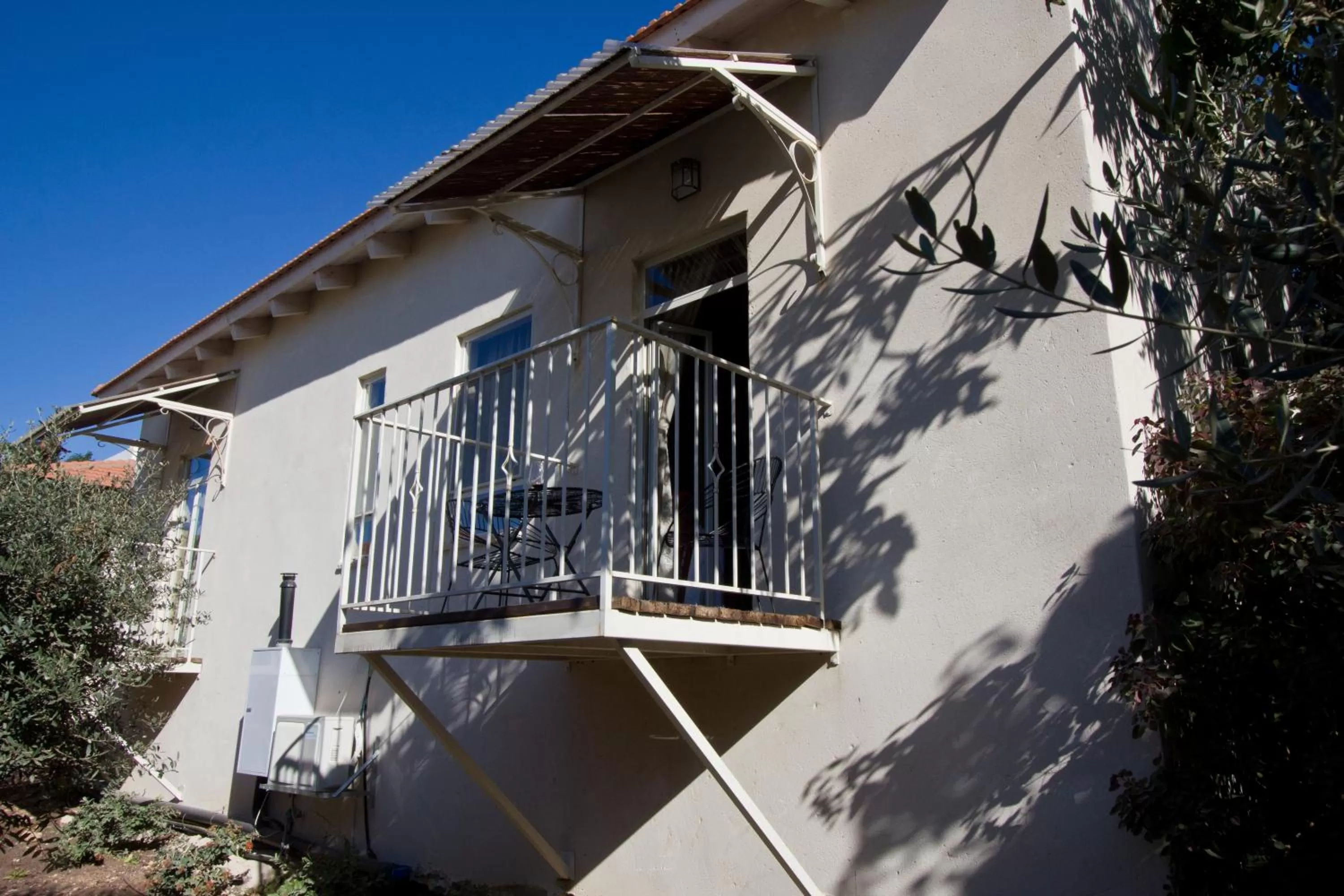 Balcony/Terrace, Winter in Smadar-Inn