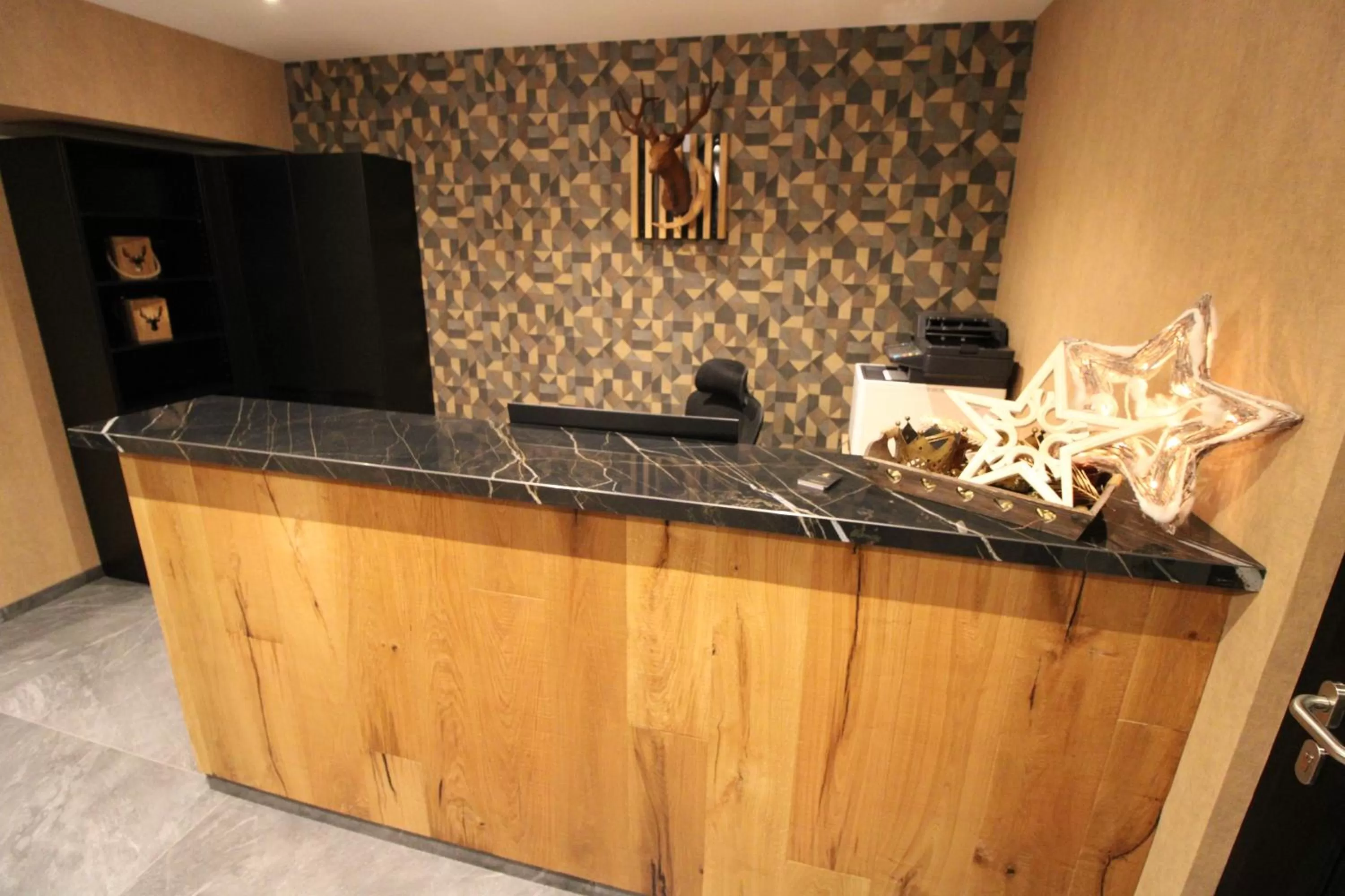 Lobby or reception in DER Hirsch Hotel