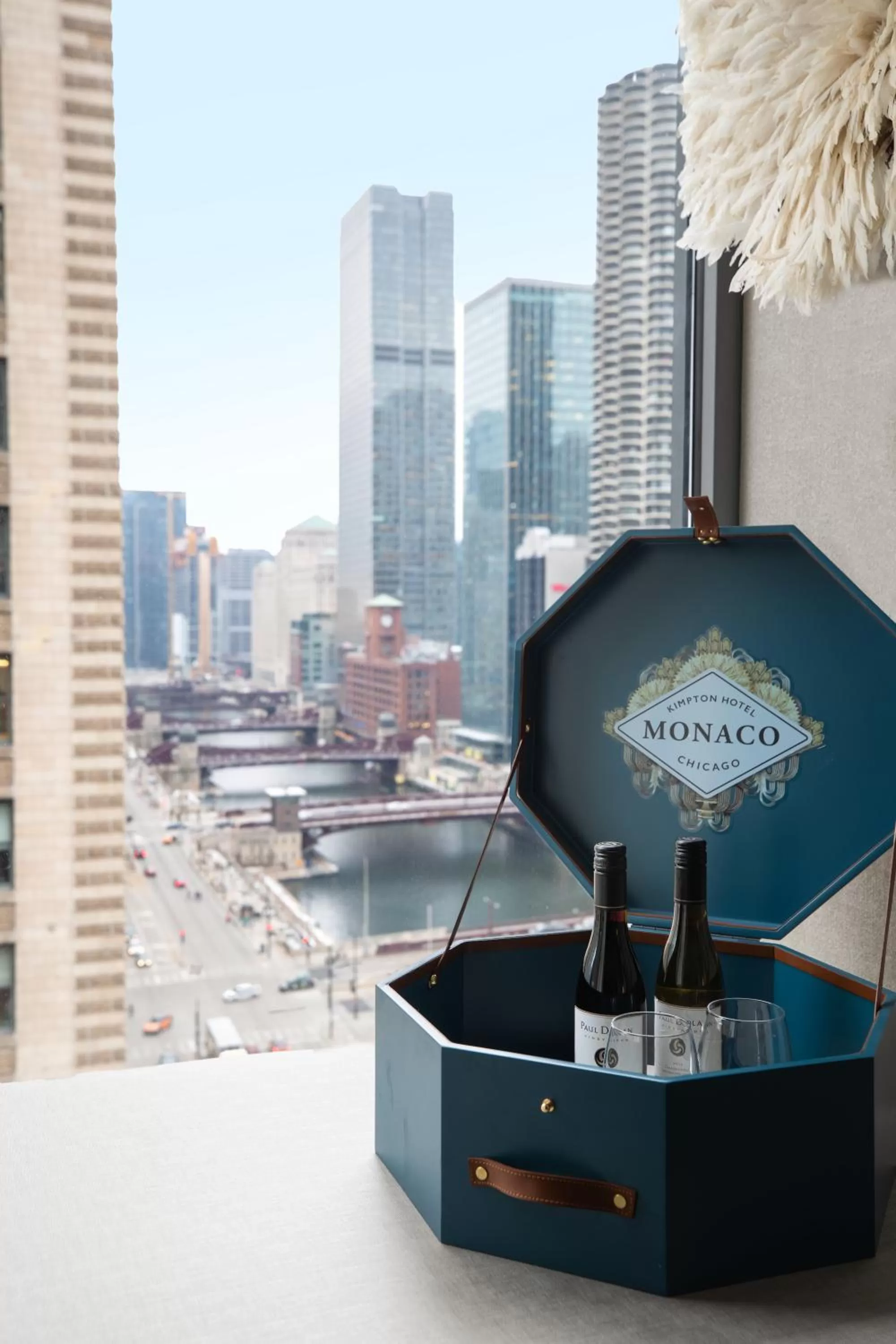 One-Bedroom King Suite with River View in Kimpton Hotel Monaco Chicago, an IHG Hotel