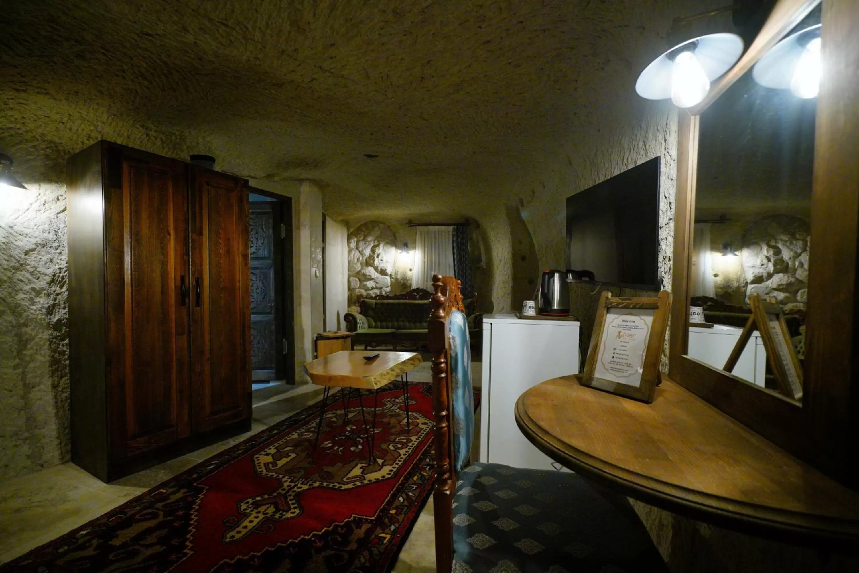 Seating area in Cappadocia Nar Cave House & Swimming Pool