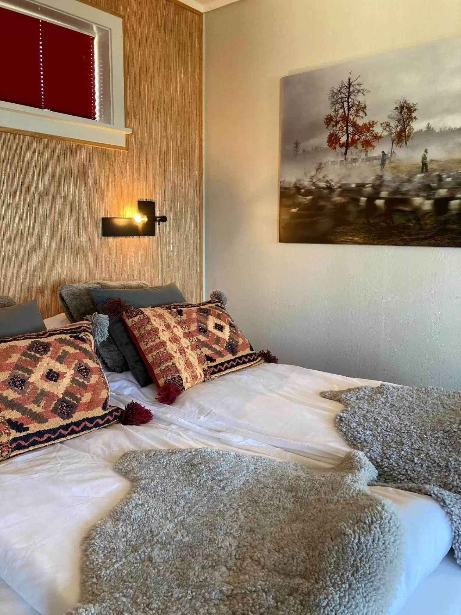 Bed in Breidablikk Guesthouse