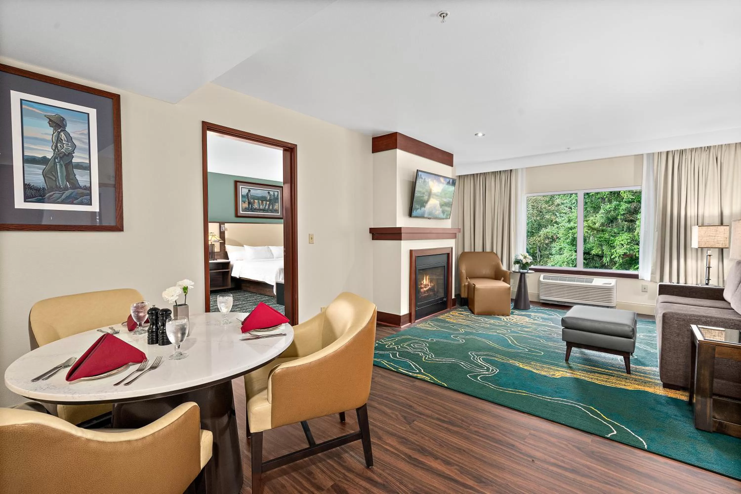 Living room in Lucky Eagle Casino & Hotel (Washington)