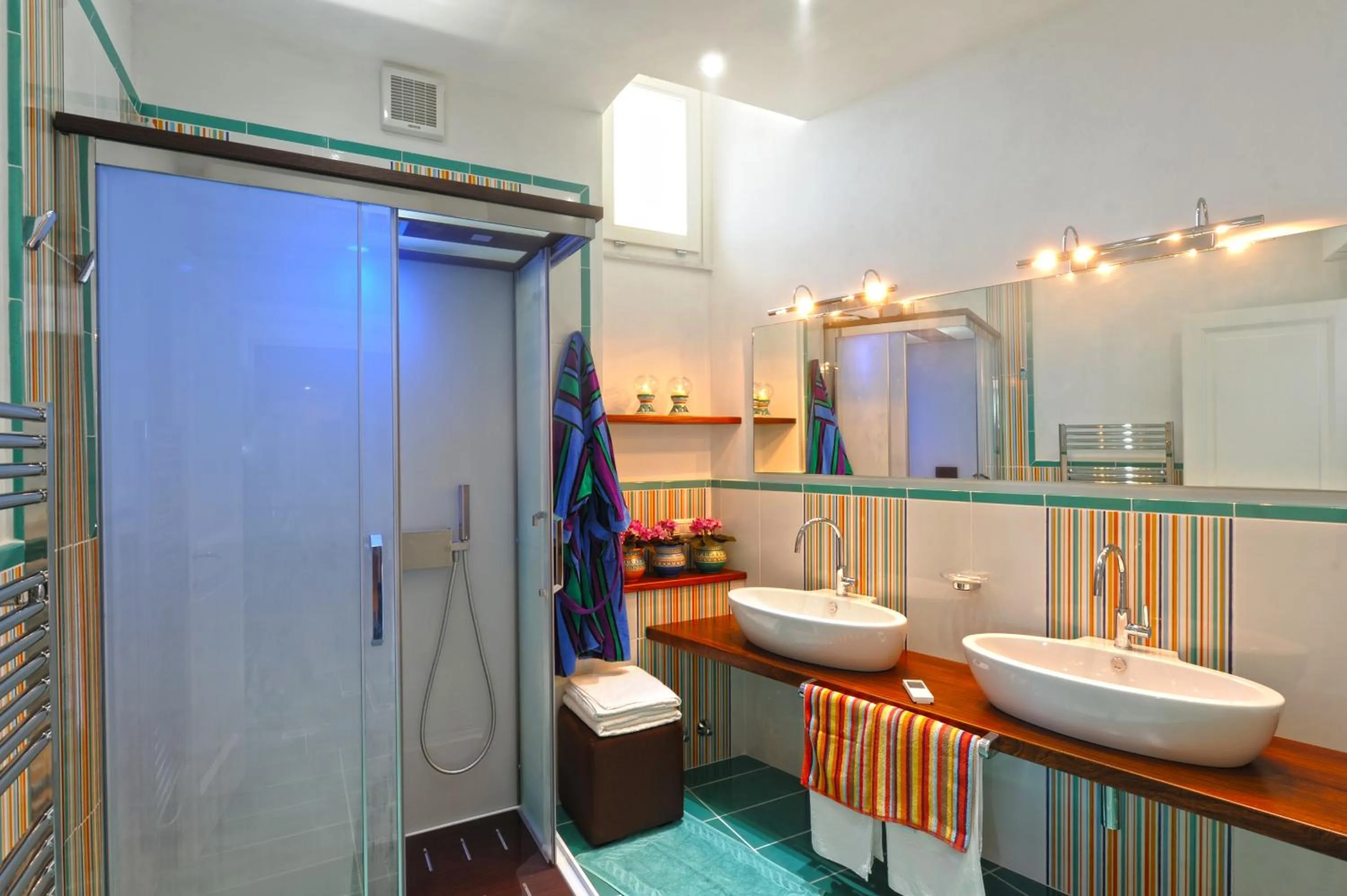 Shower in Hotel Pellegrino