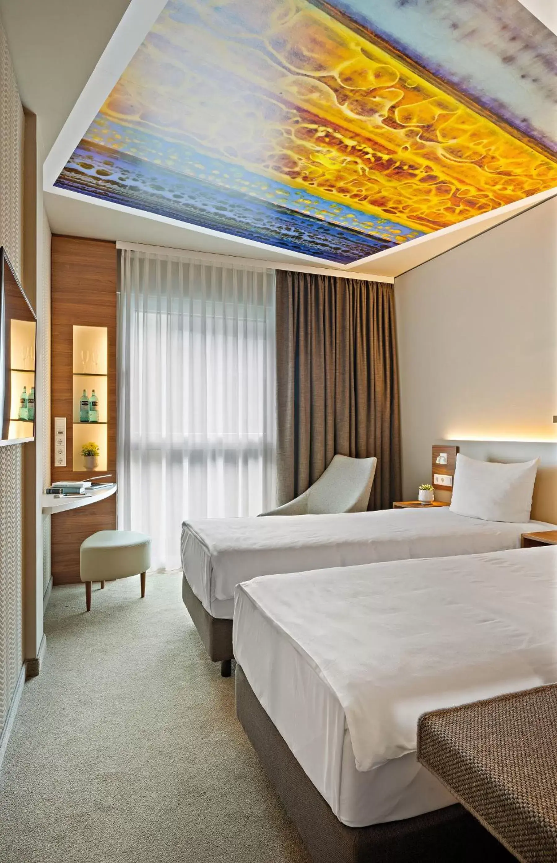 King Room with Two Single Beds in Styles Hotel Monheim King Room with Two Single Beds in Styles Hotel Monheim