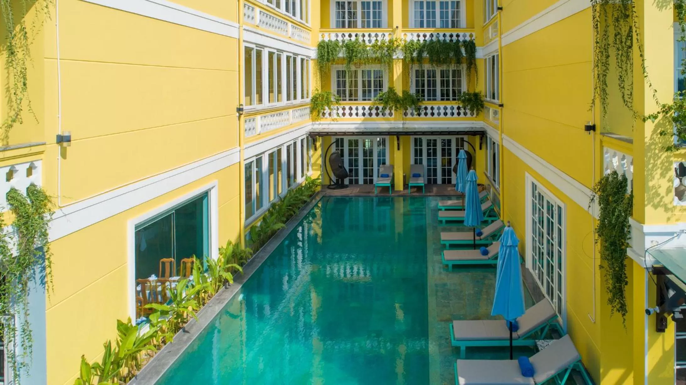 Swimming Pool in TRIPLE Riverside Villa Hotel HoiAn