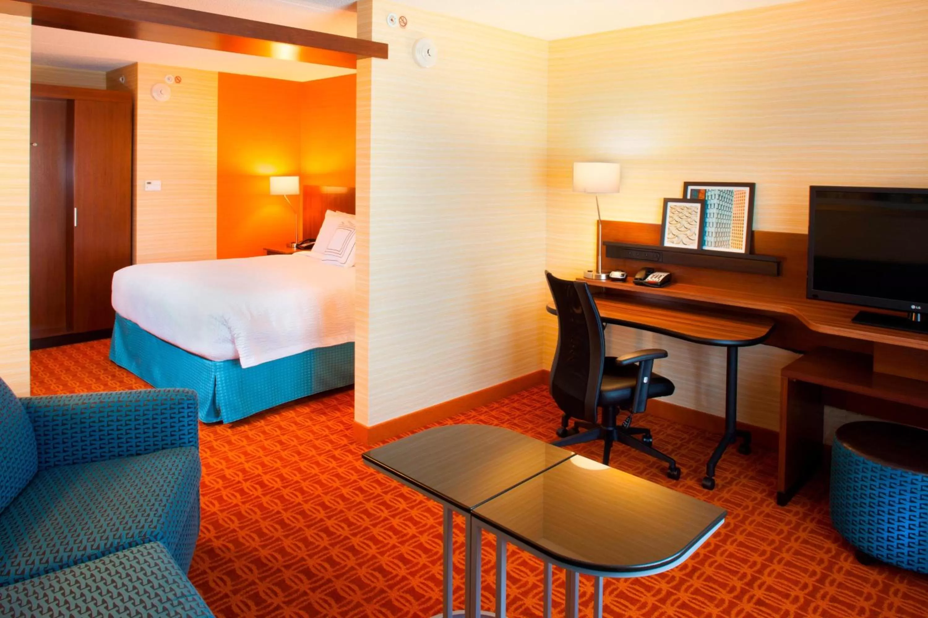 Bedroom, Bed in Fairfield Inn & Suites by Marriott Atlanta Gwinnett Place