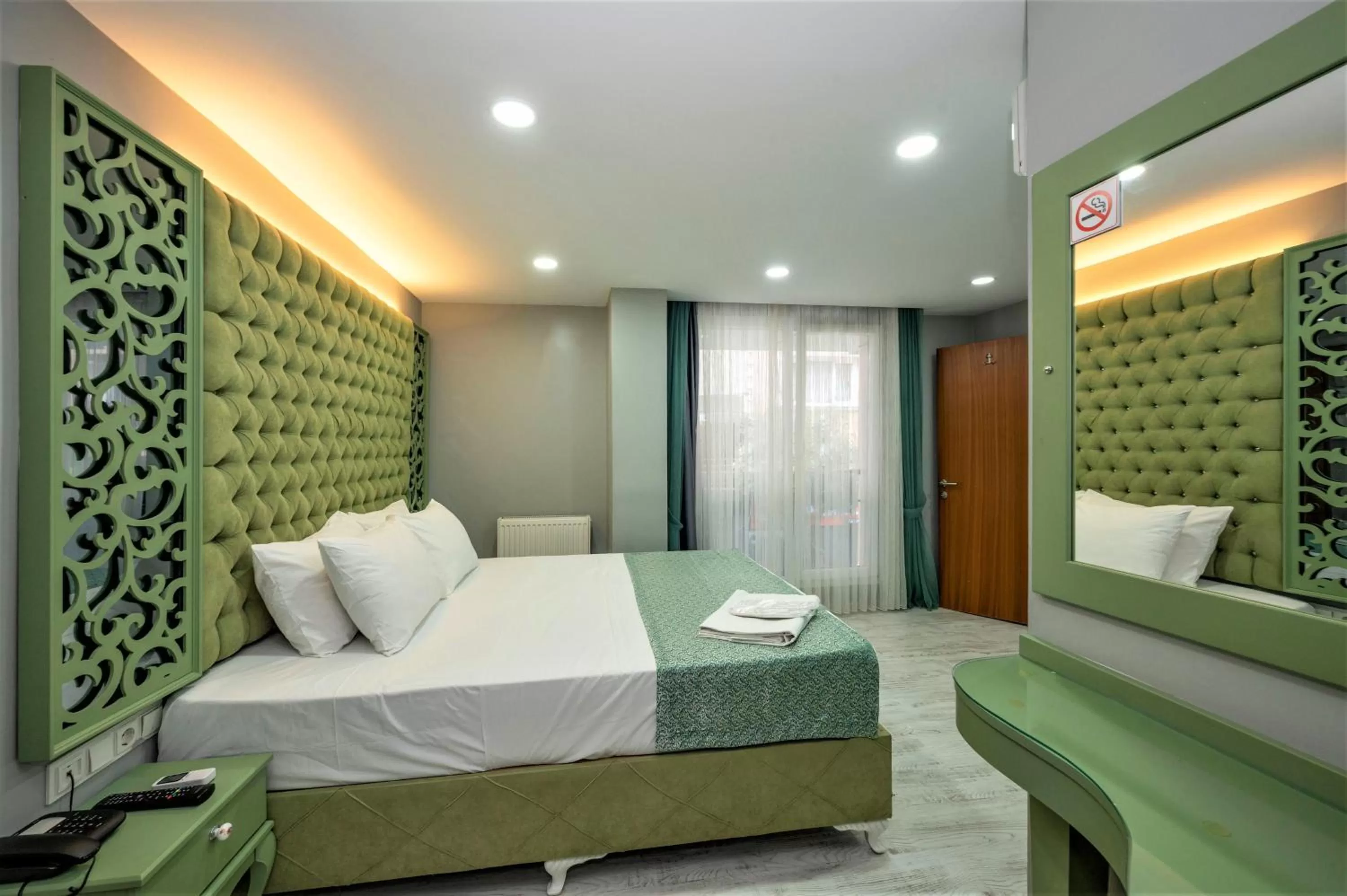 Photo of the whole room, Bed in Green Garden Hotel