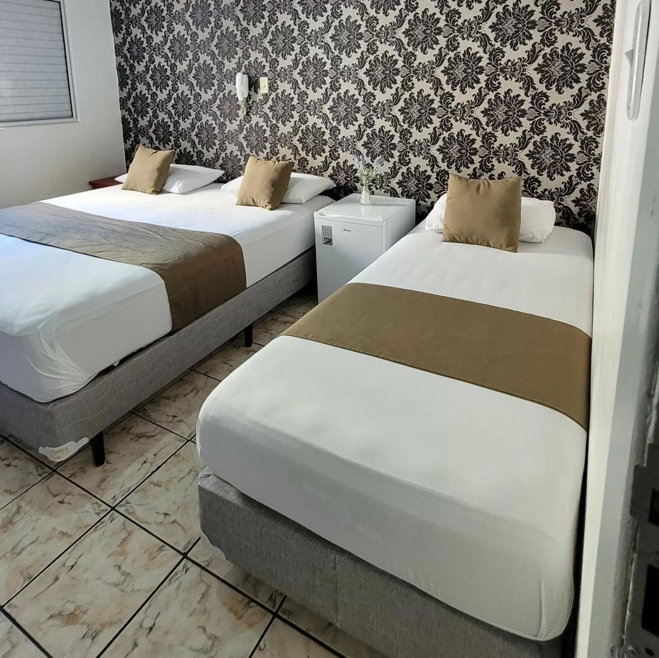 Bed in Hotel Dona Lú