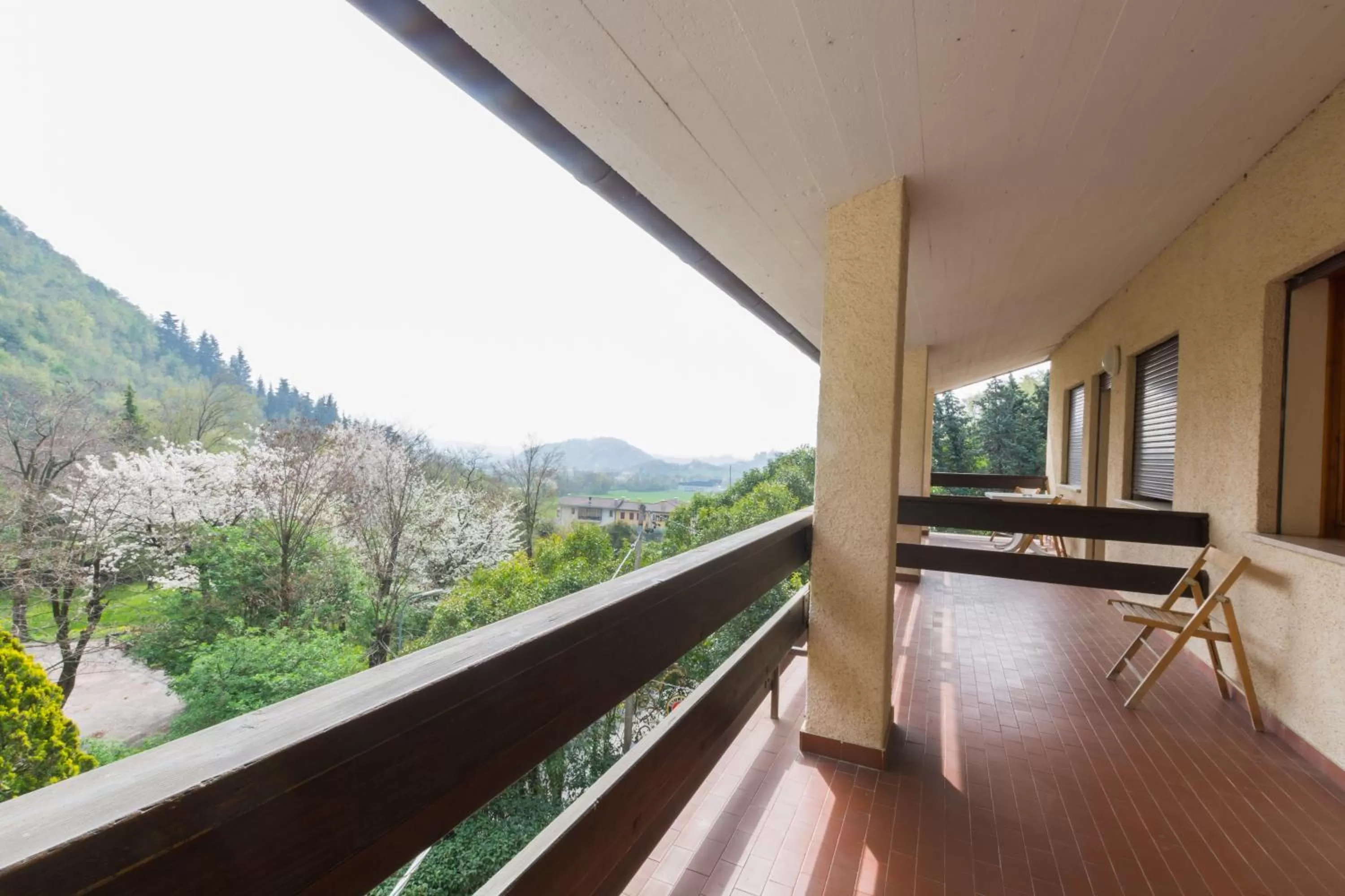 Balcony/Terrace in Albergo Dalla Mena