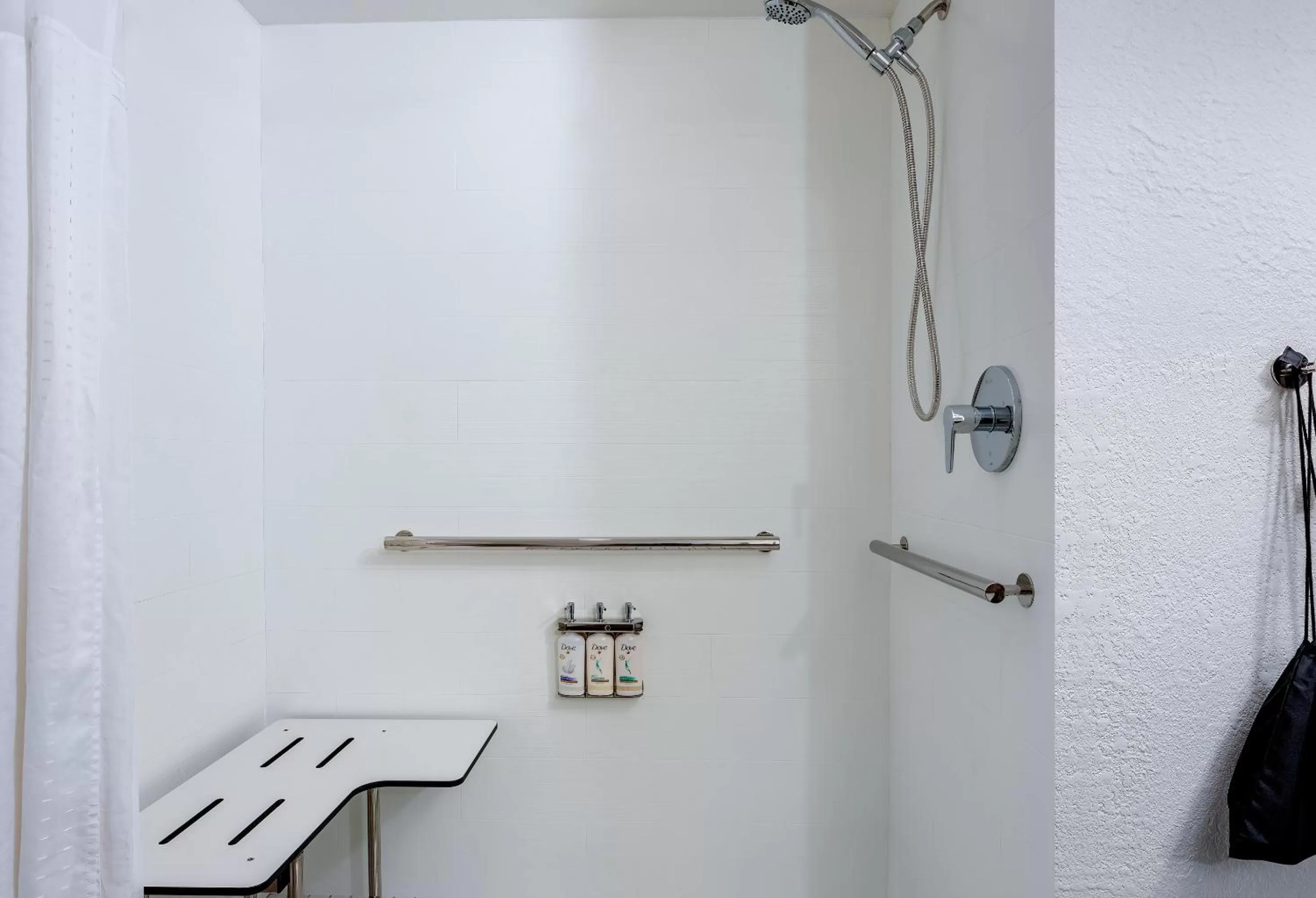 Shower in Holiday Inn Express Hotel Clearwater East - ICOT Center by IHG