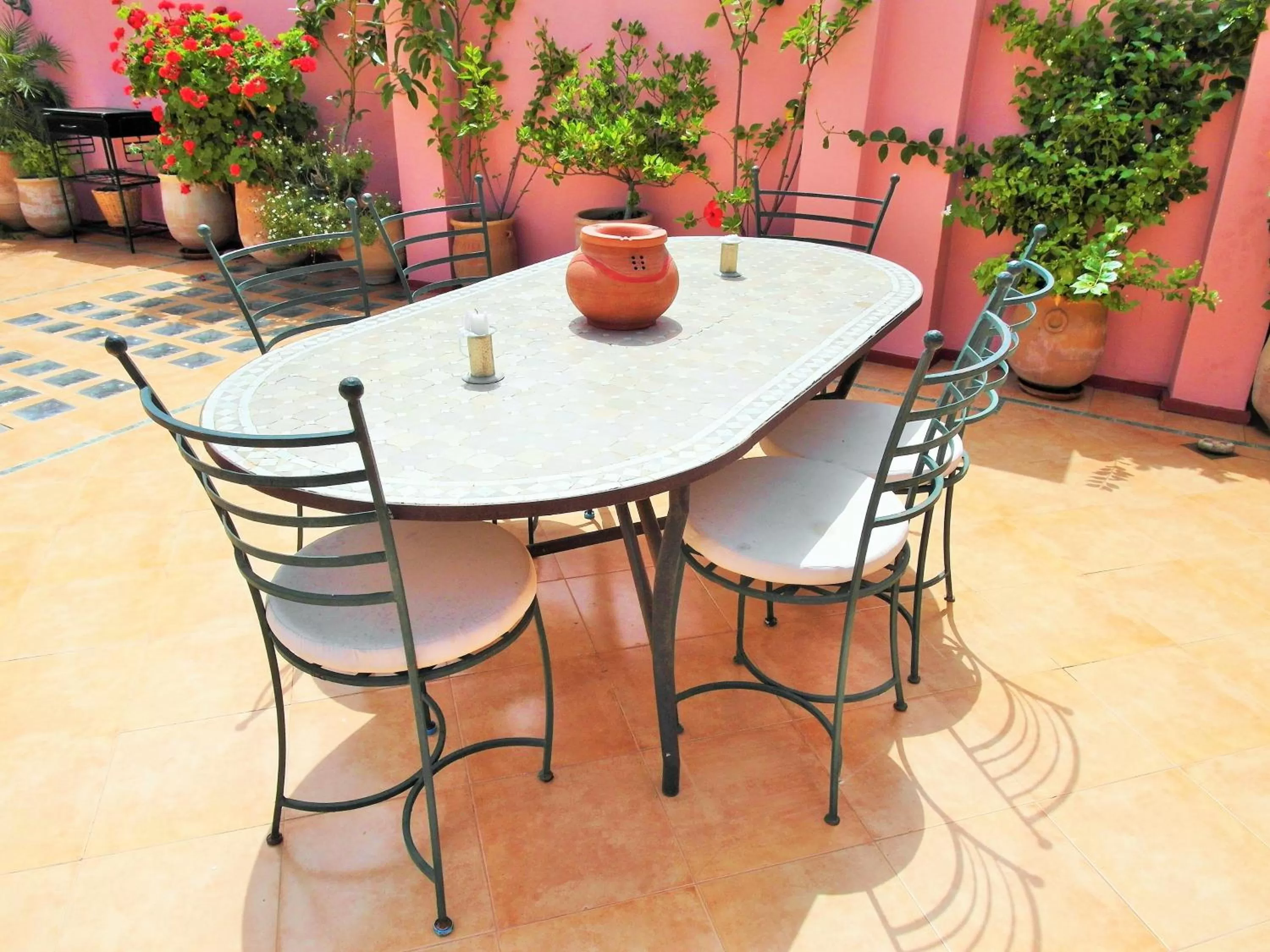 Patio, Dining Area in Christina's House