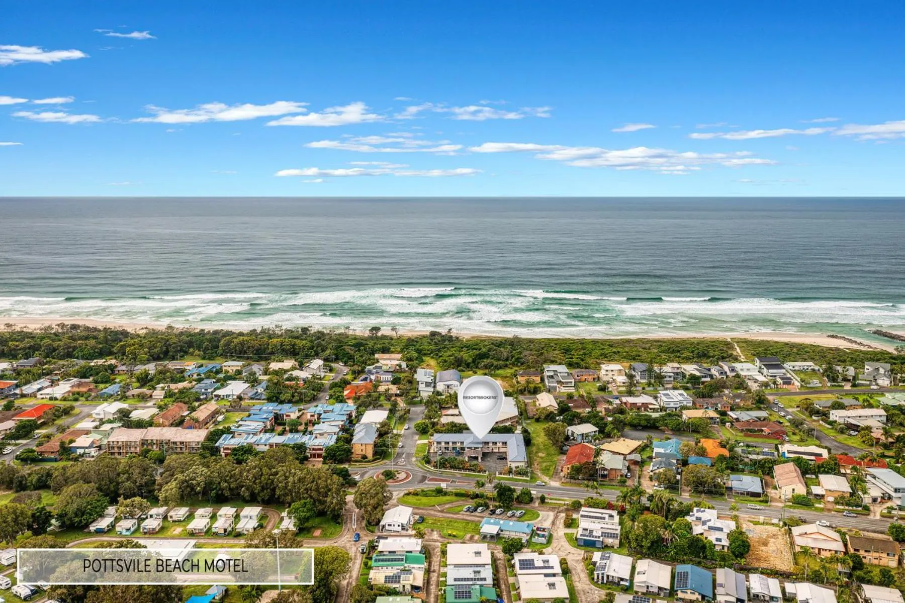 Beach in Pottsville Beach Motel