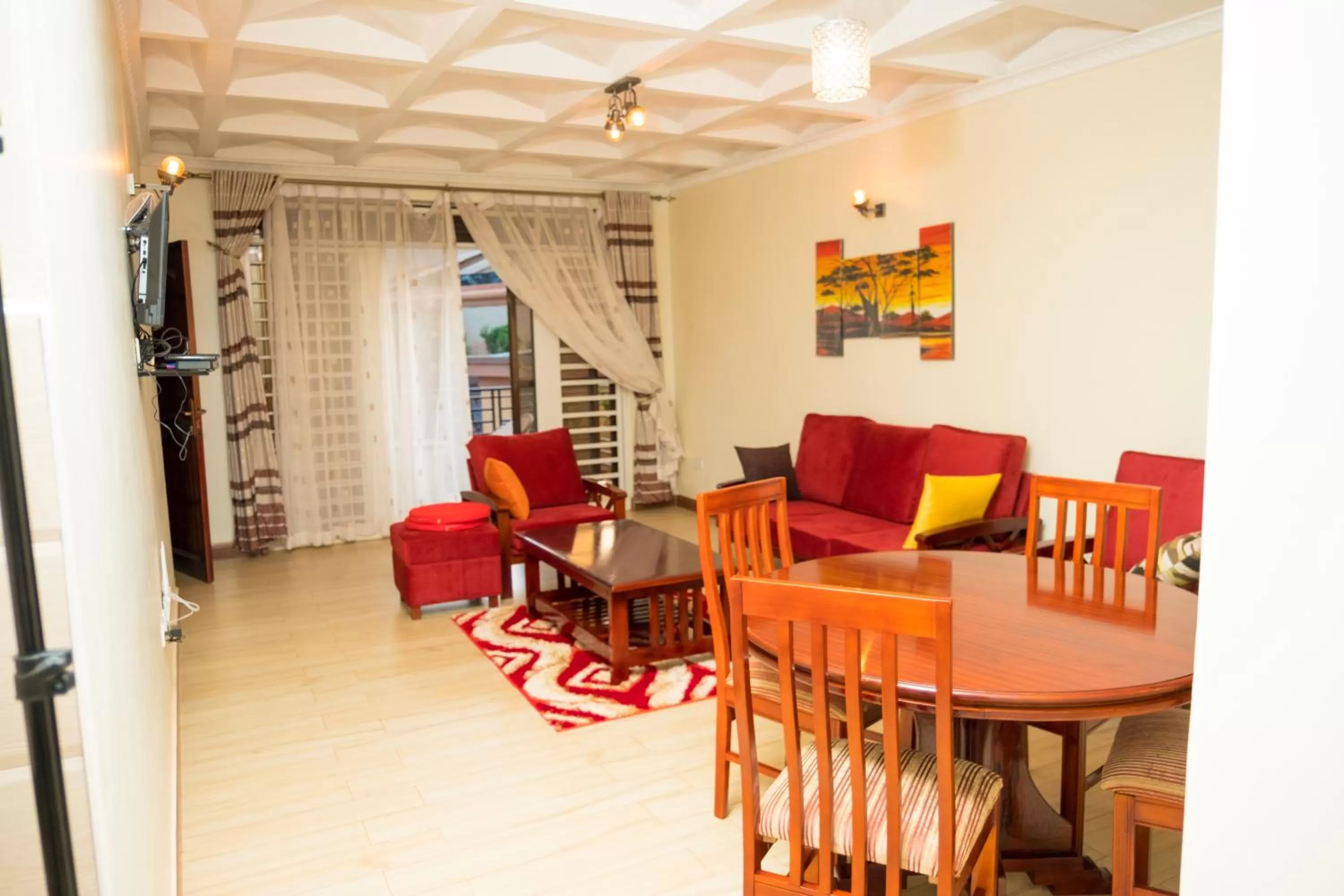 Dining Area in Kampala Suburbs Apartment